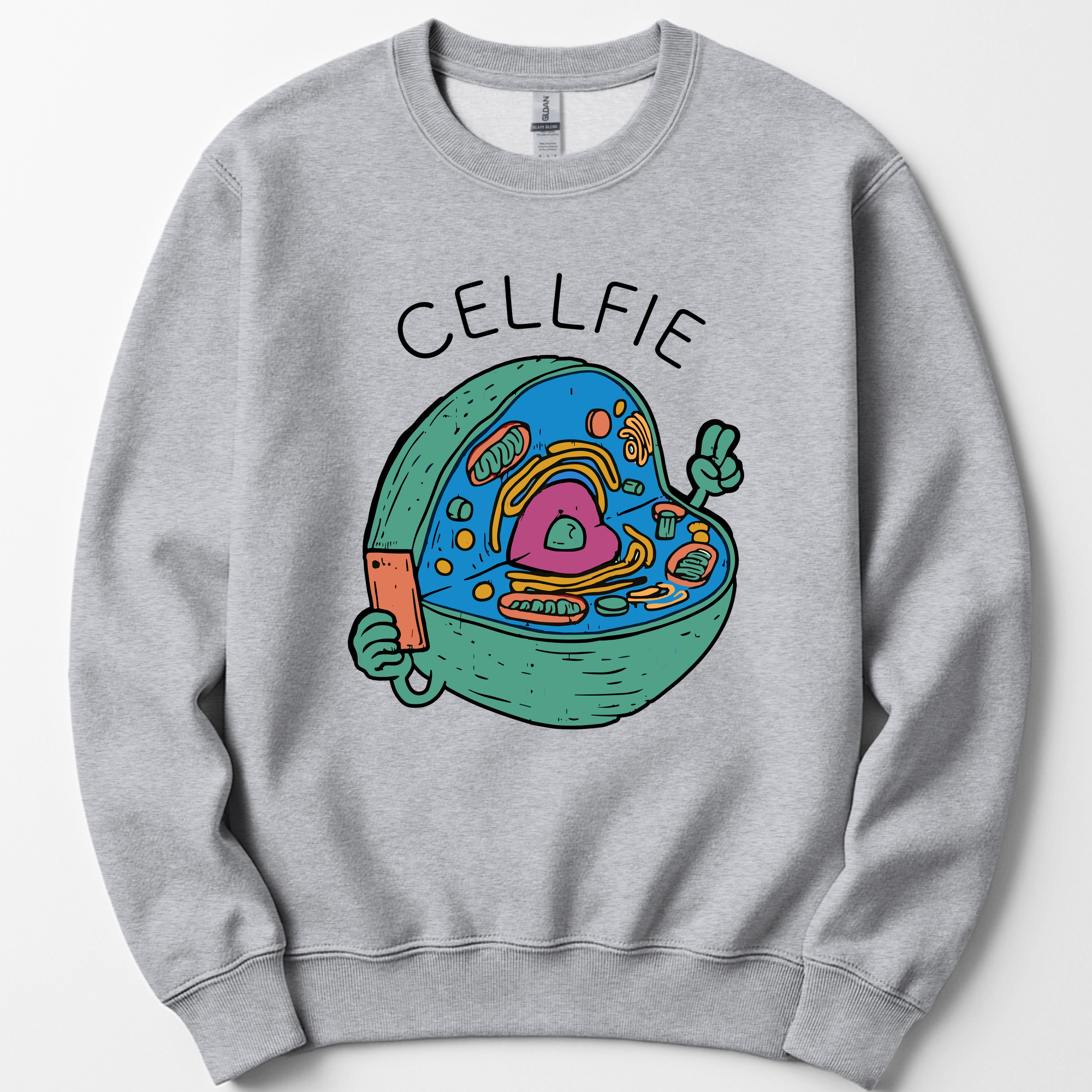 Cellfie sweatshirt — Sport Grey