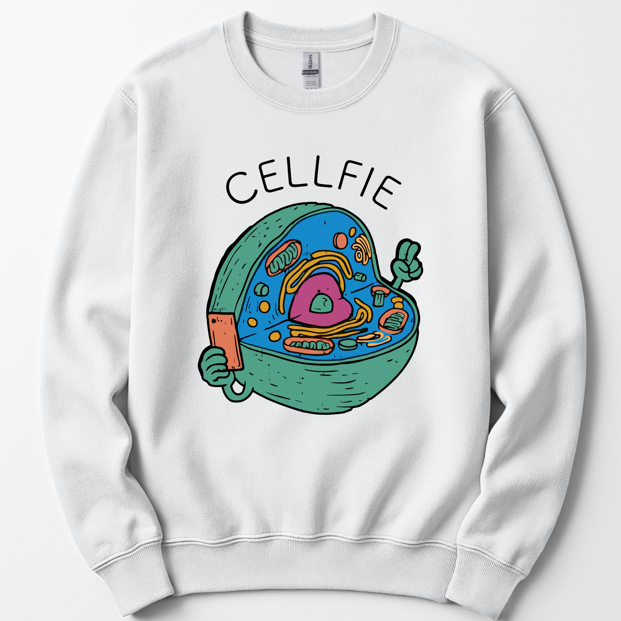 Cellfie sweatshirt — White