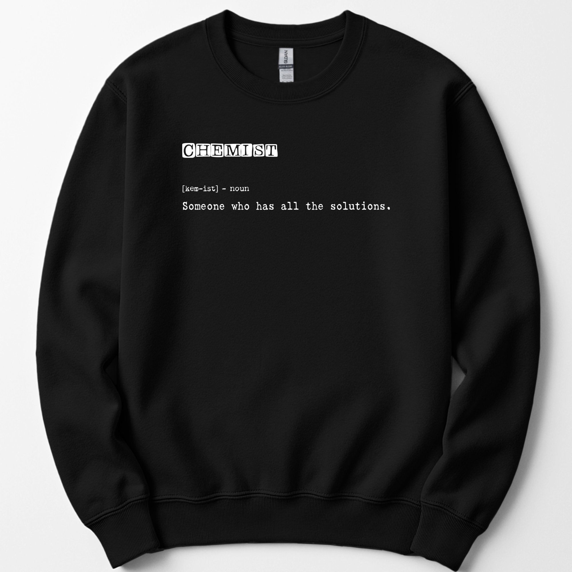 Chemist Definition sweatshirt — Black