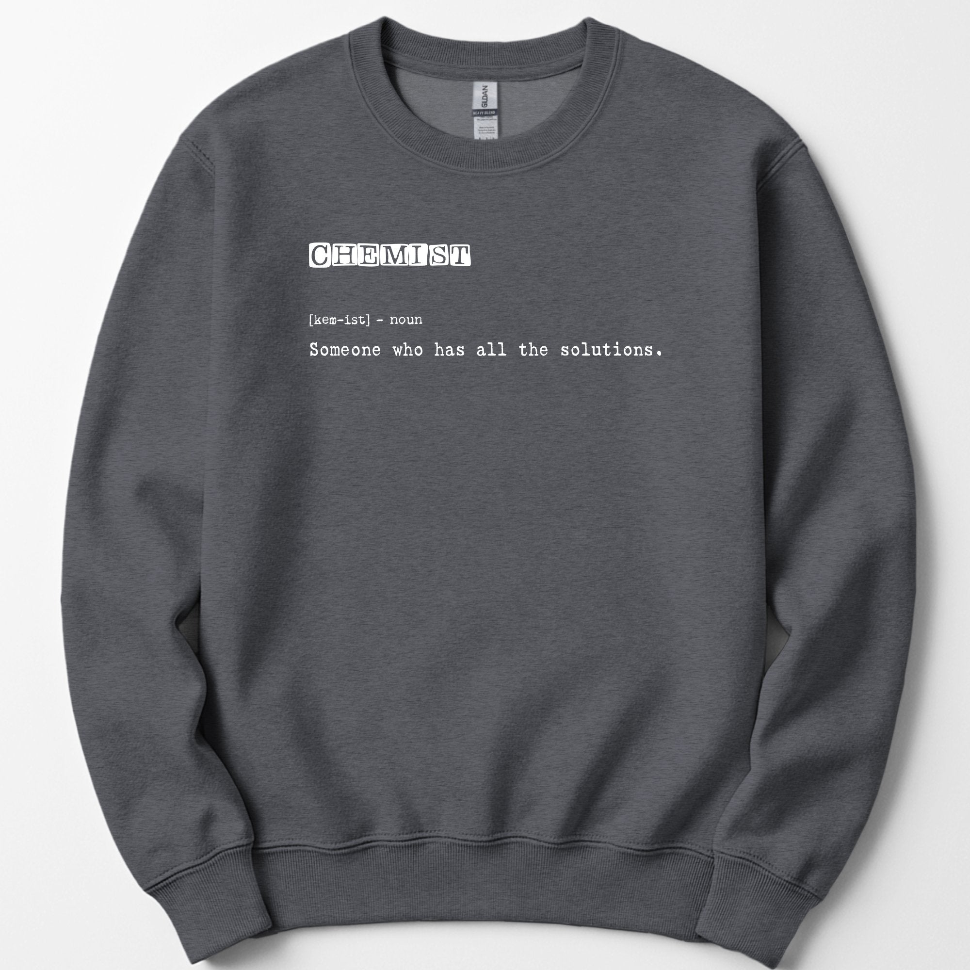 Chemist Definition sweatshirt — Dark Heather