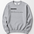 Chemist Definition sweatshirt — Sport Grey