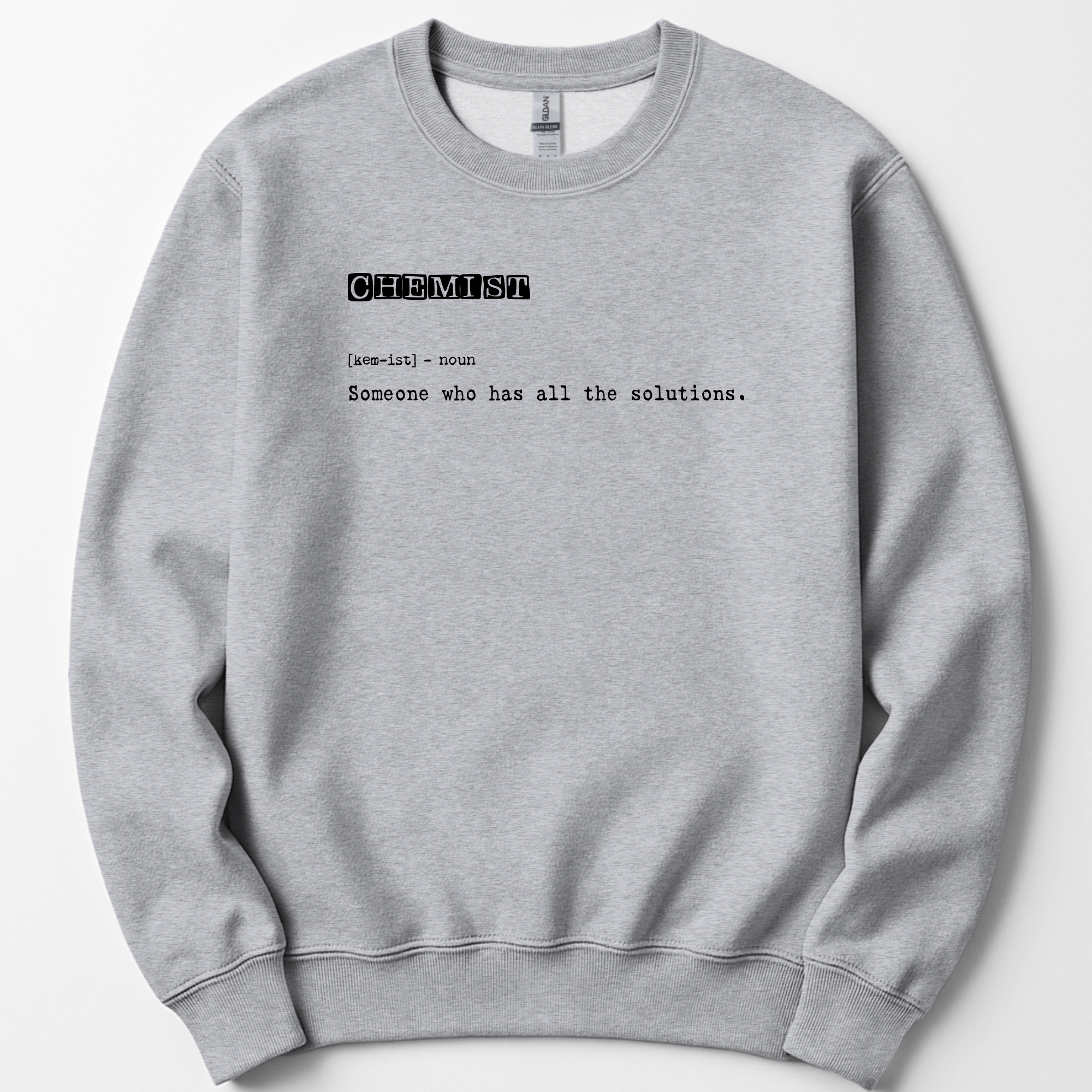 Chemist Definition sweatshirt — Sport Grey