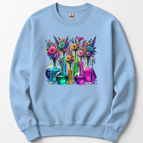 Chemistry Garden sweatshirt — Light Blue