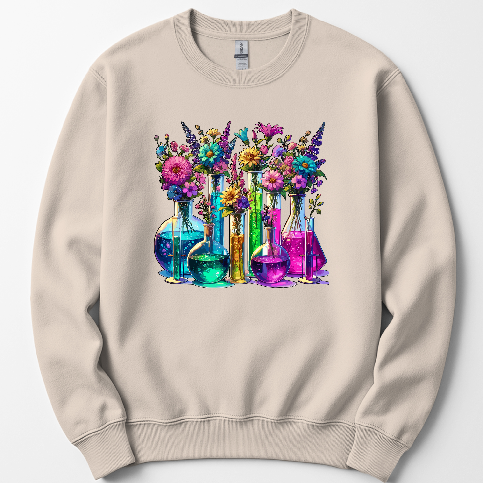 Chemistry Garden sweatshirt — Sand