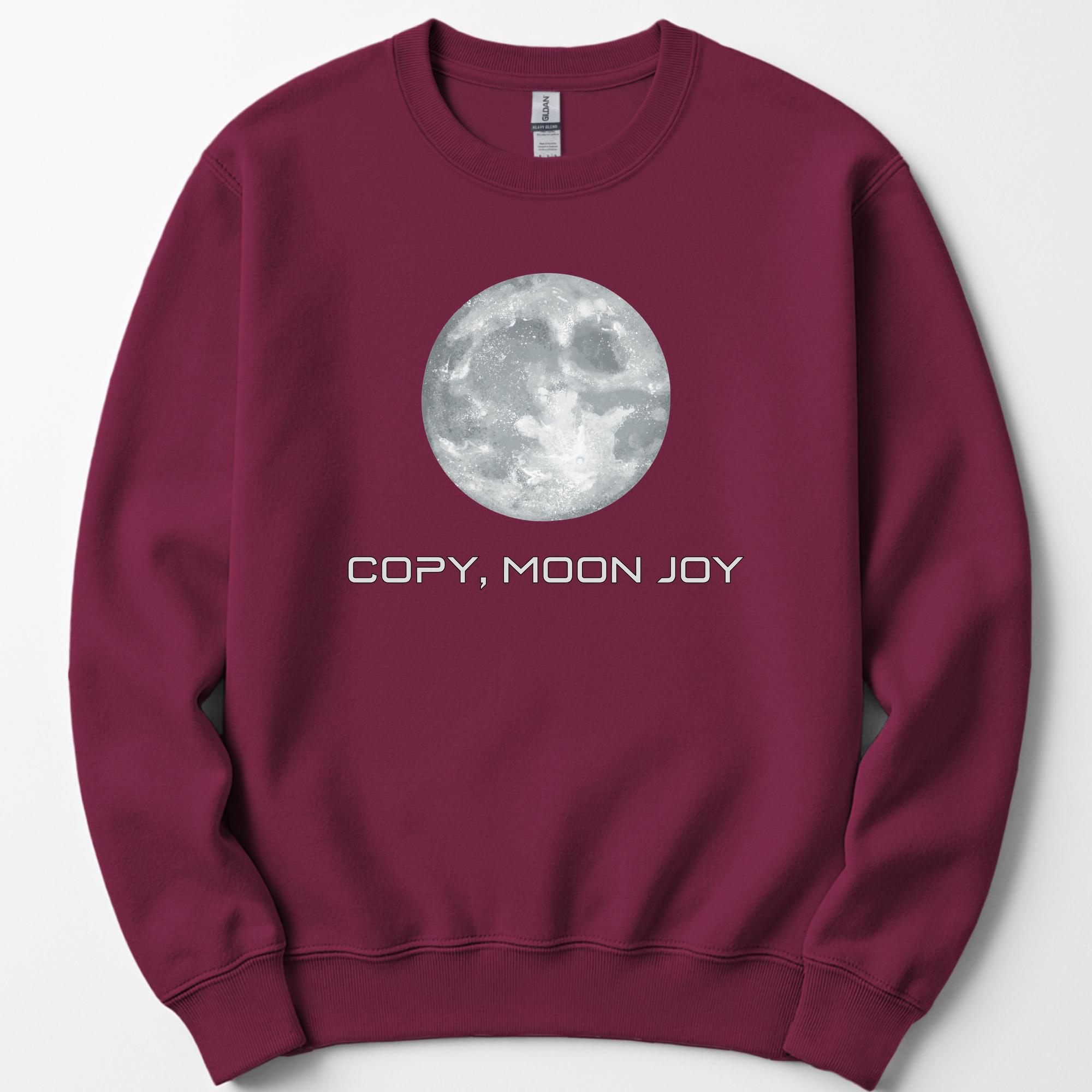 Copy, Moon Joy sweatshirt — Maroon