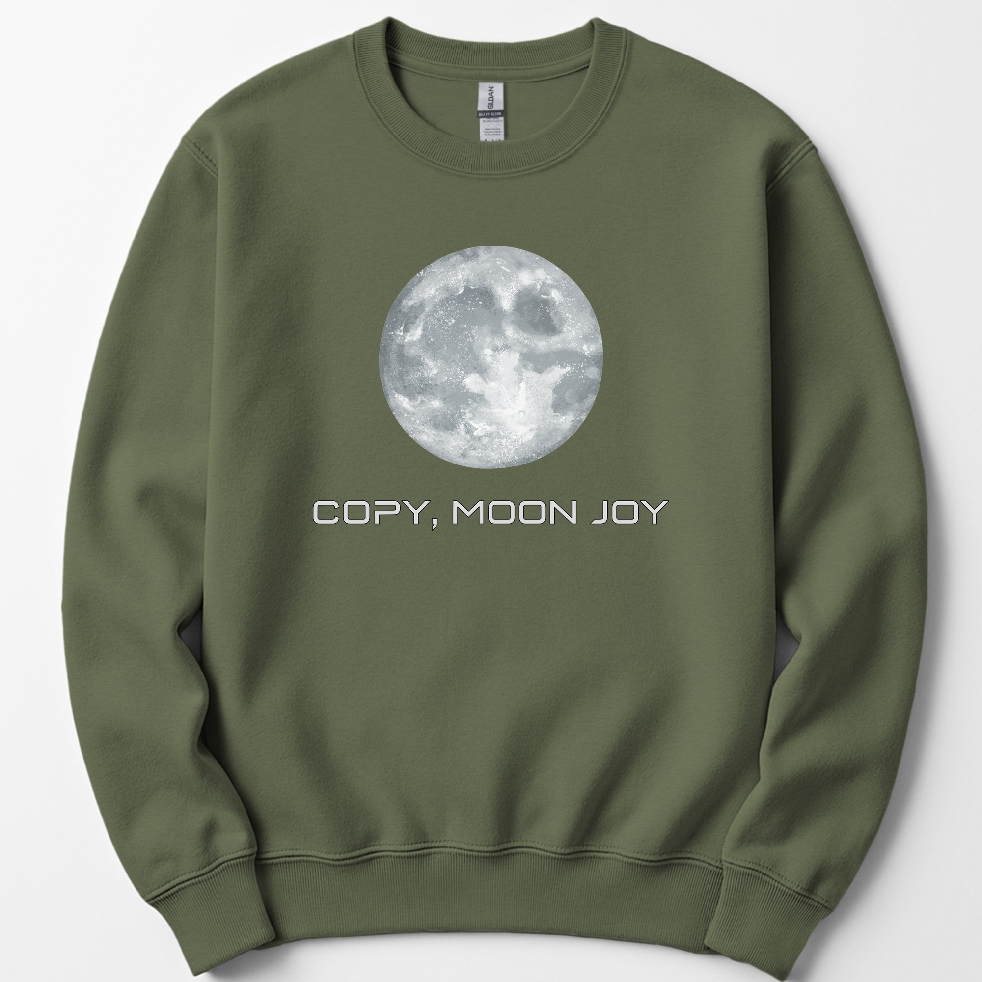 Copy, Moon Joy sweatshirt — Military Green