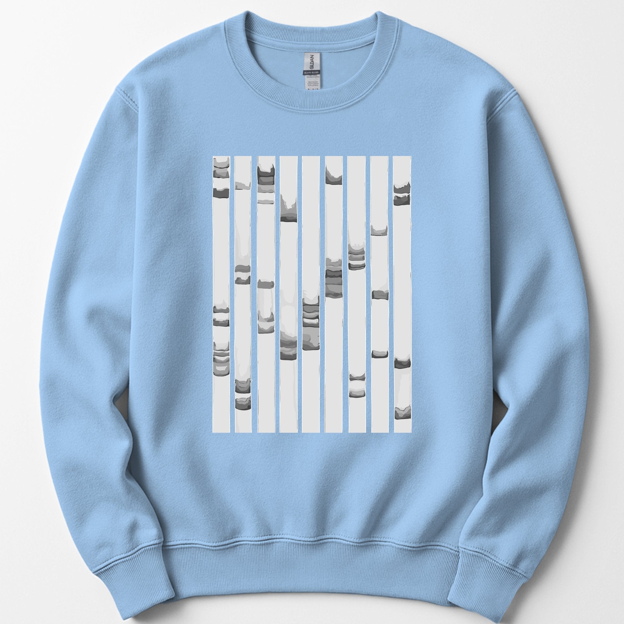 DNA Analysis sweatshirt — Light Blue