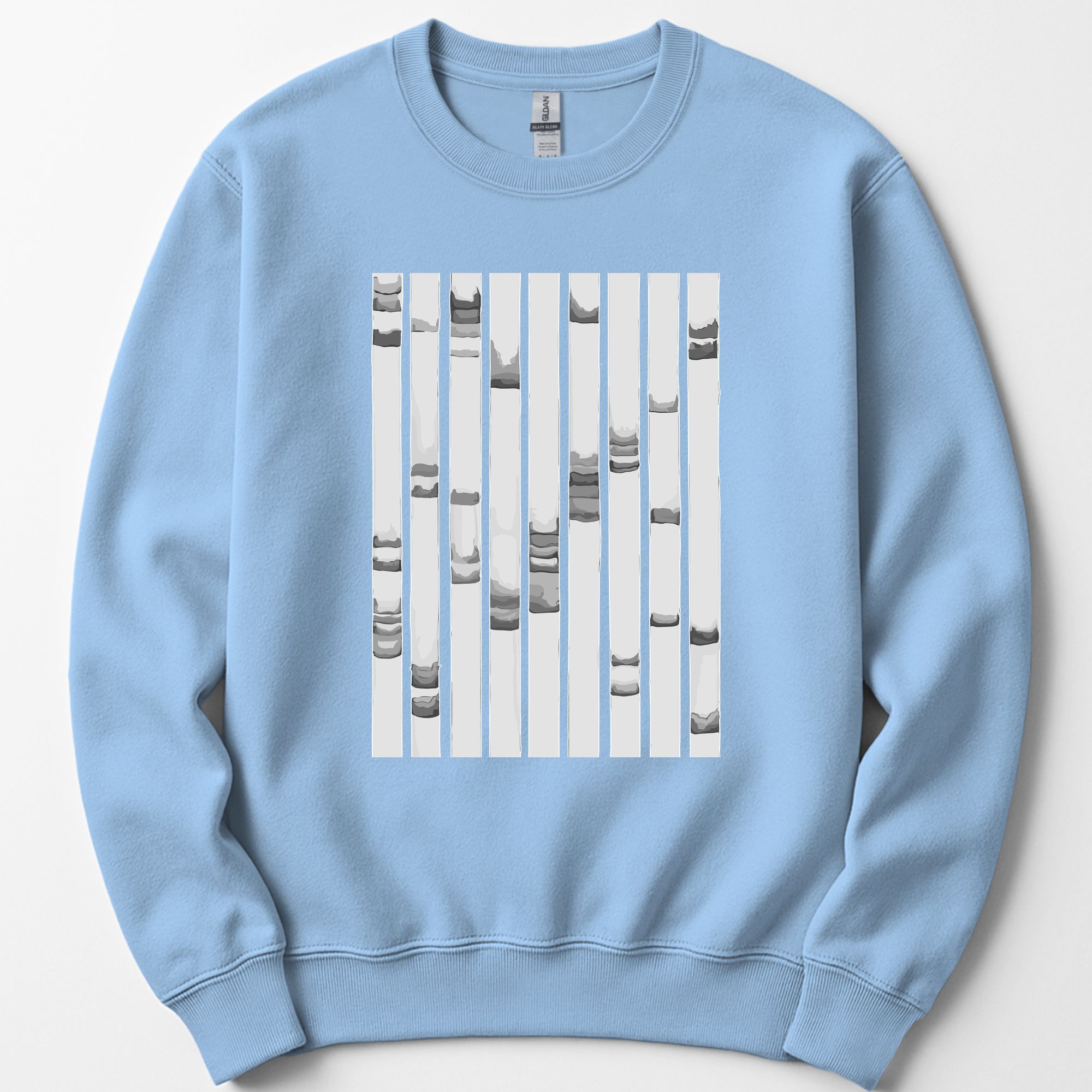 DNA Analysis sweatshirt — Light Blue