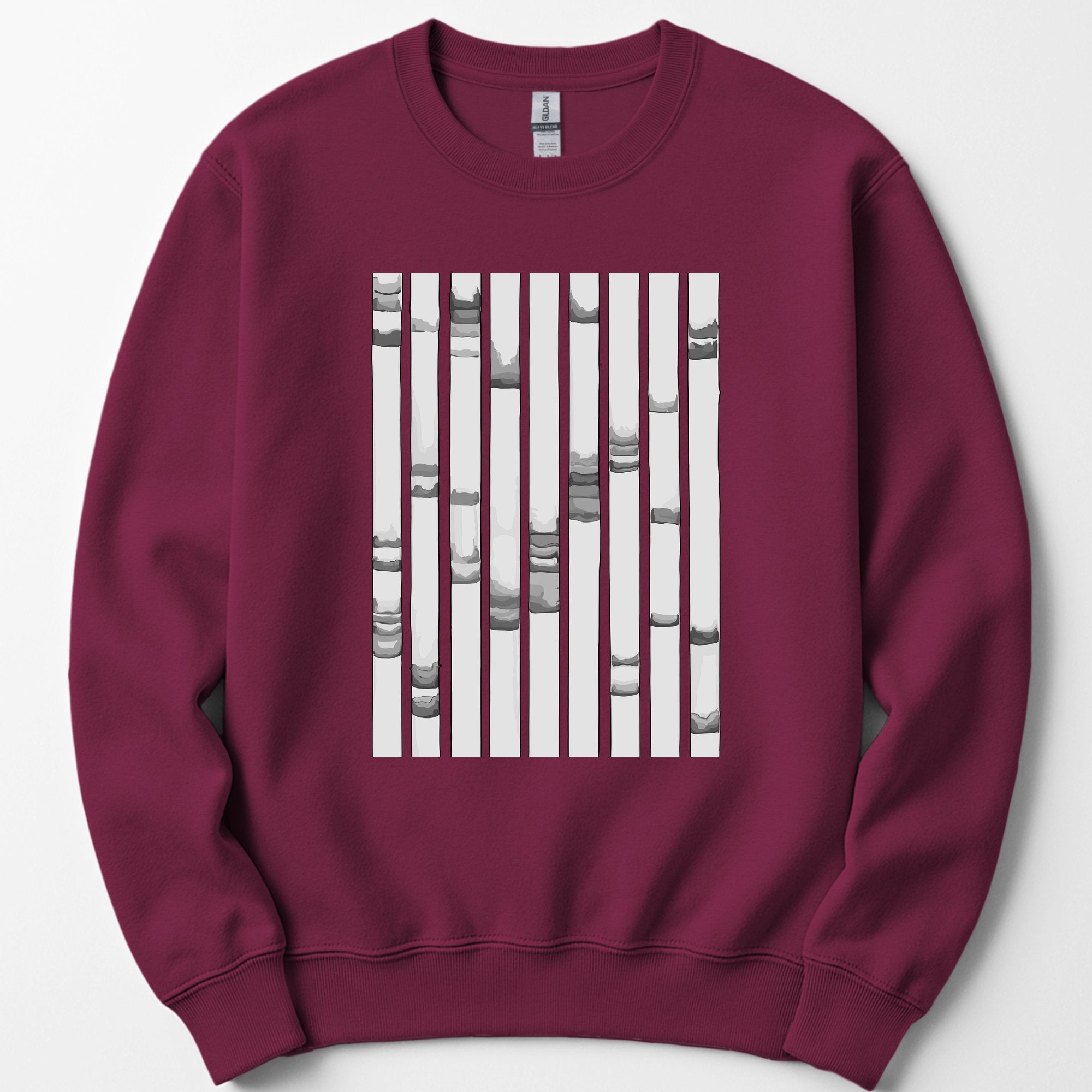 DNA Analysis sweatshirt — Maroon
