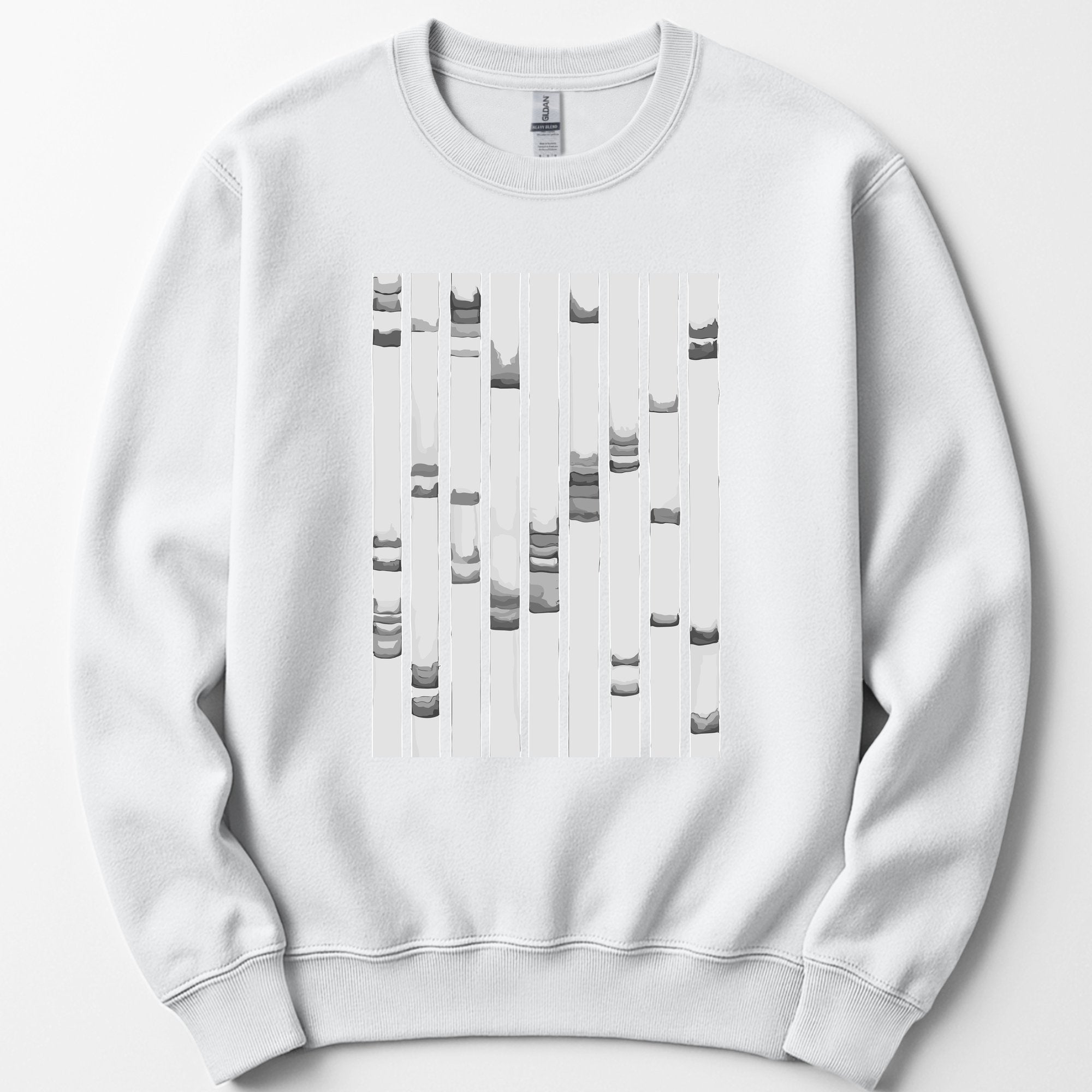 DNA Analysis sweatshirt — White
