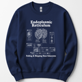 Endoplasmic Reticulum sweatshirt — Navy