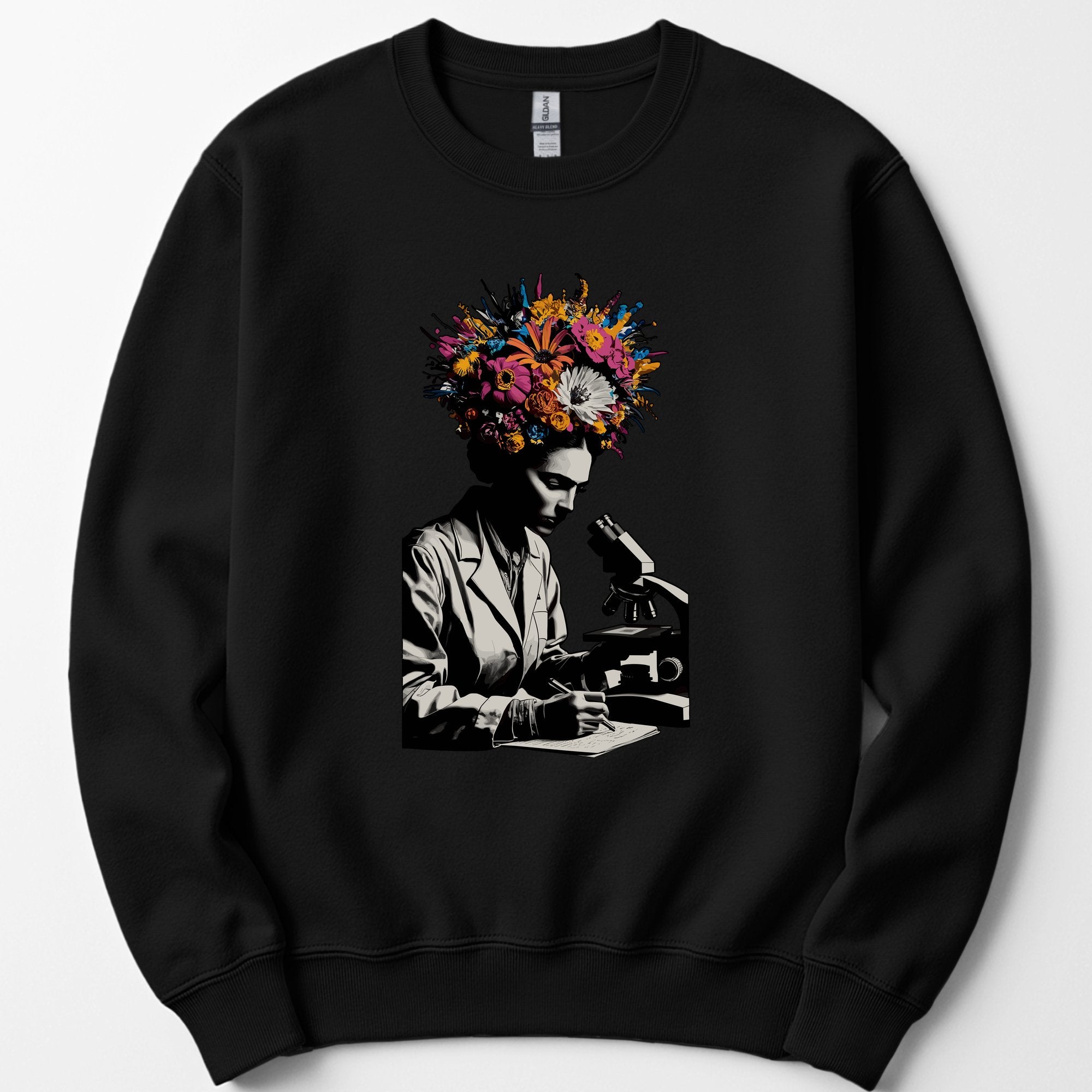 Flowering Minds sweatshirt — Black