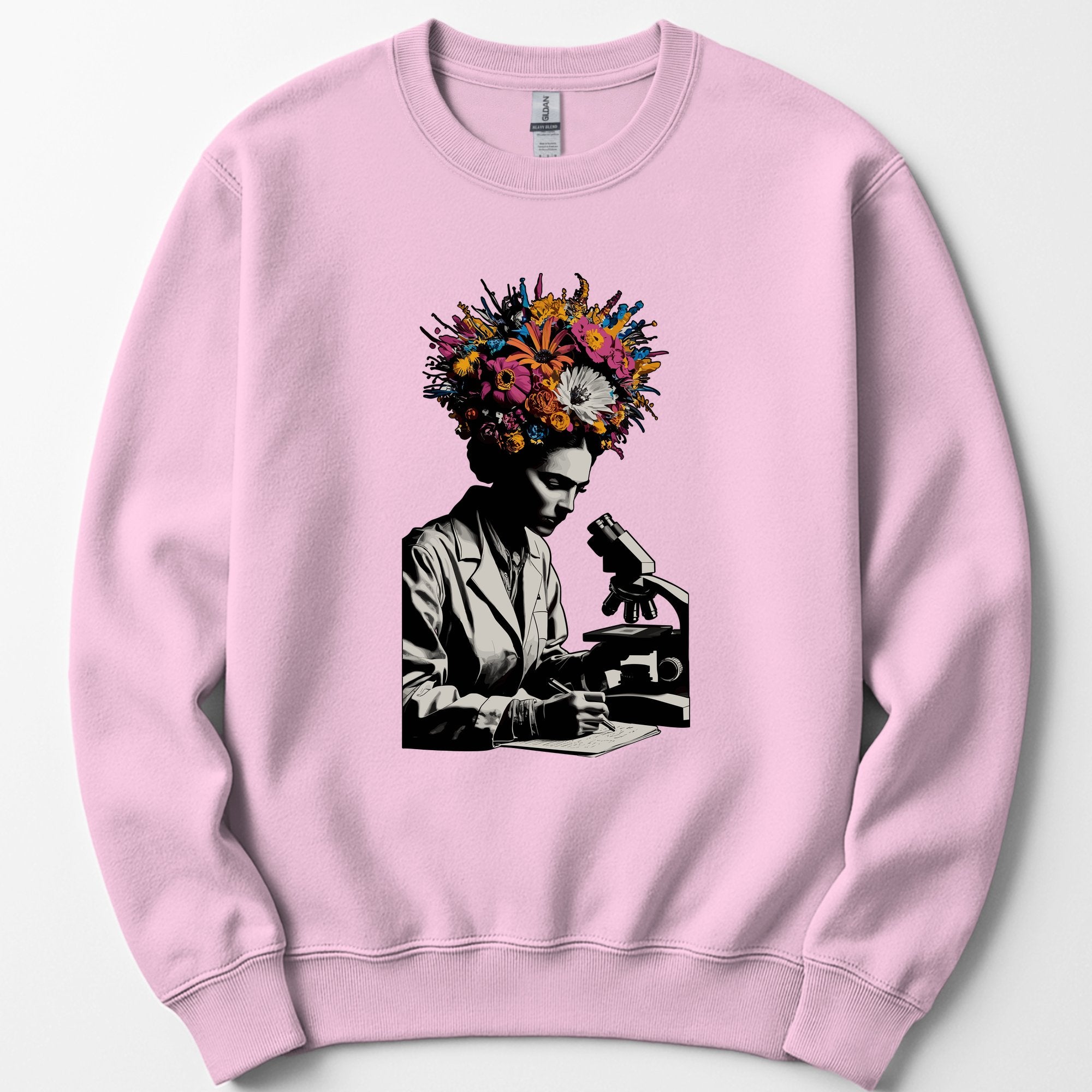 Flowering Minds sweatshirt — Light Pink