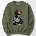 Flowering Minds sweatshirt — Military Green