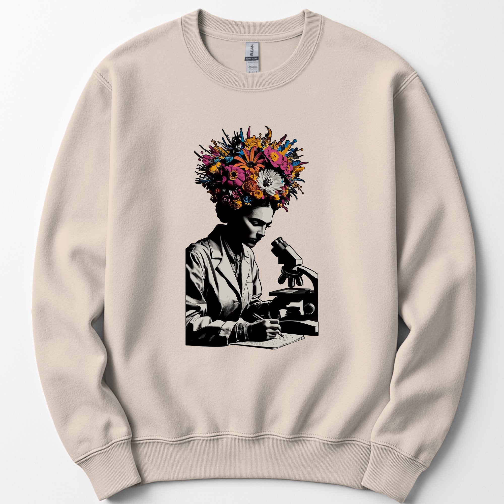 Flowering Minds sweatshirt — Sand