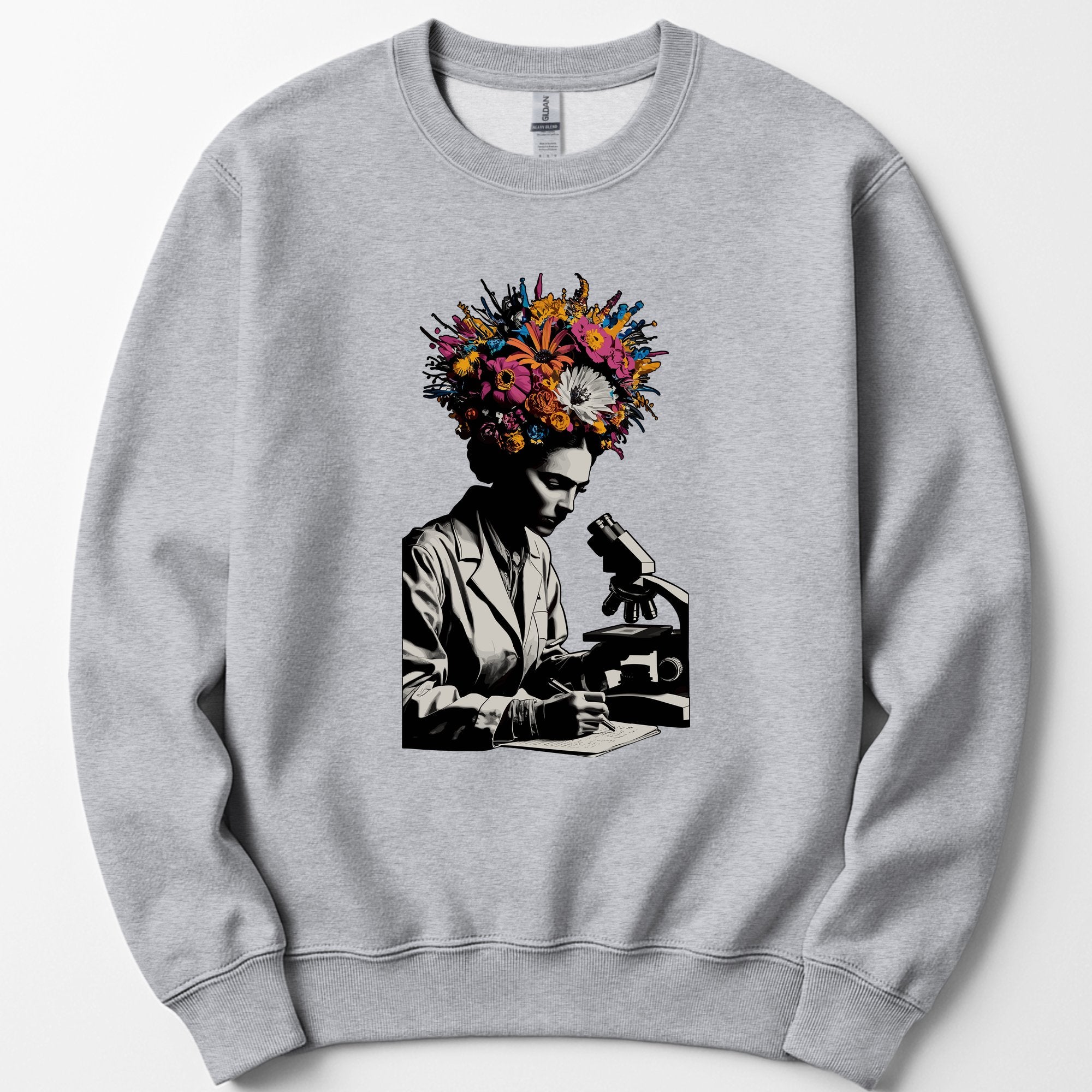 Flowering Minds sweatshirt — Sport Grey