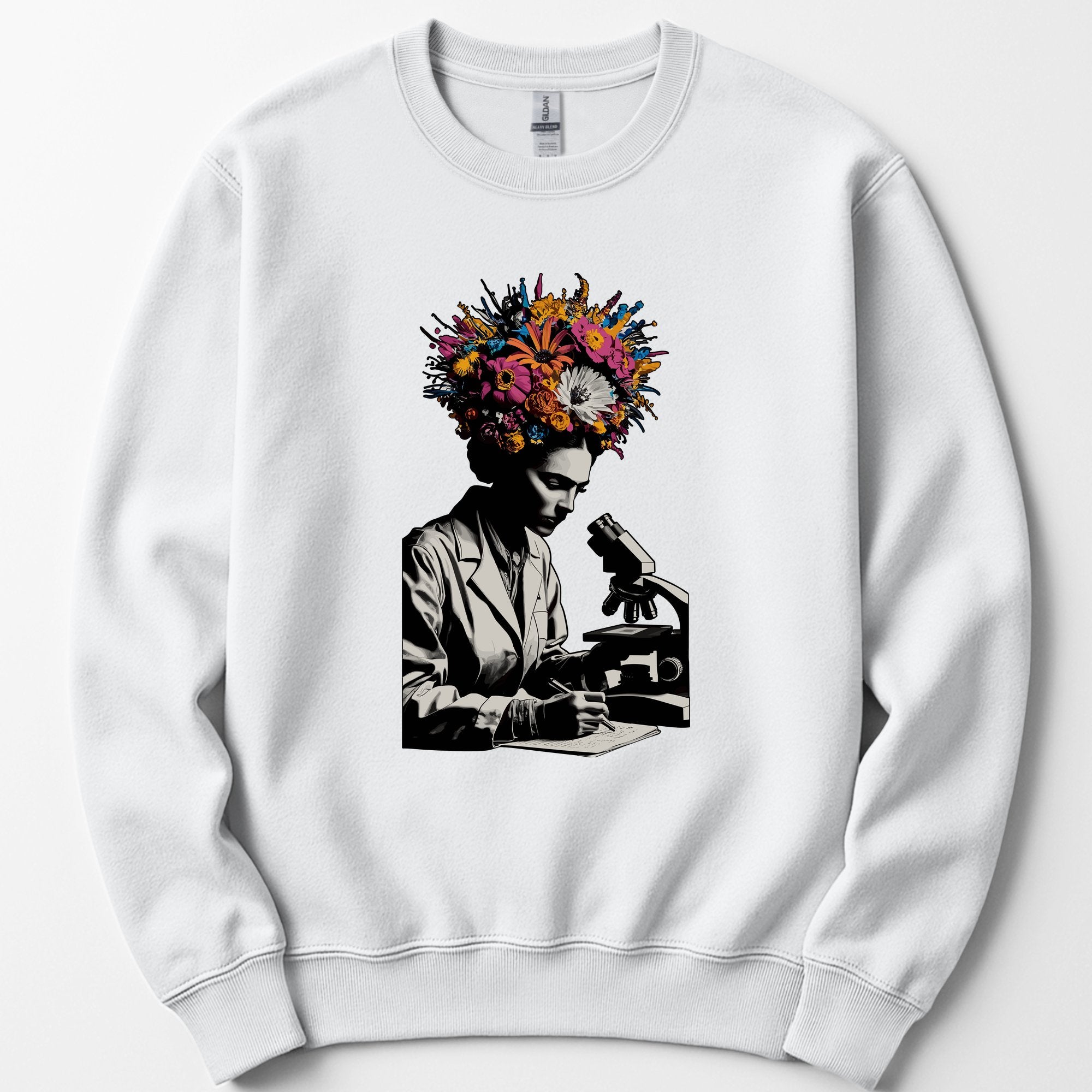Flowering Minds sweatshirt — White