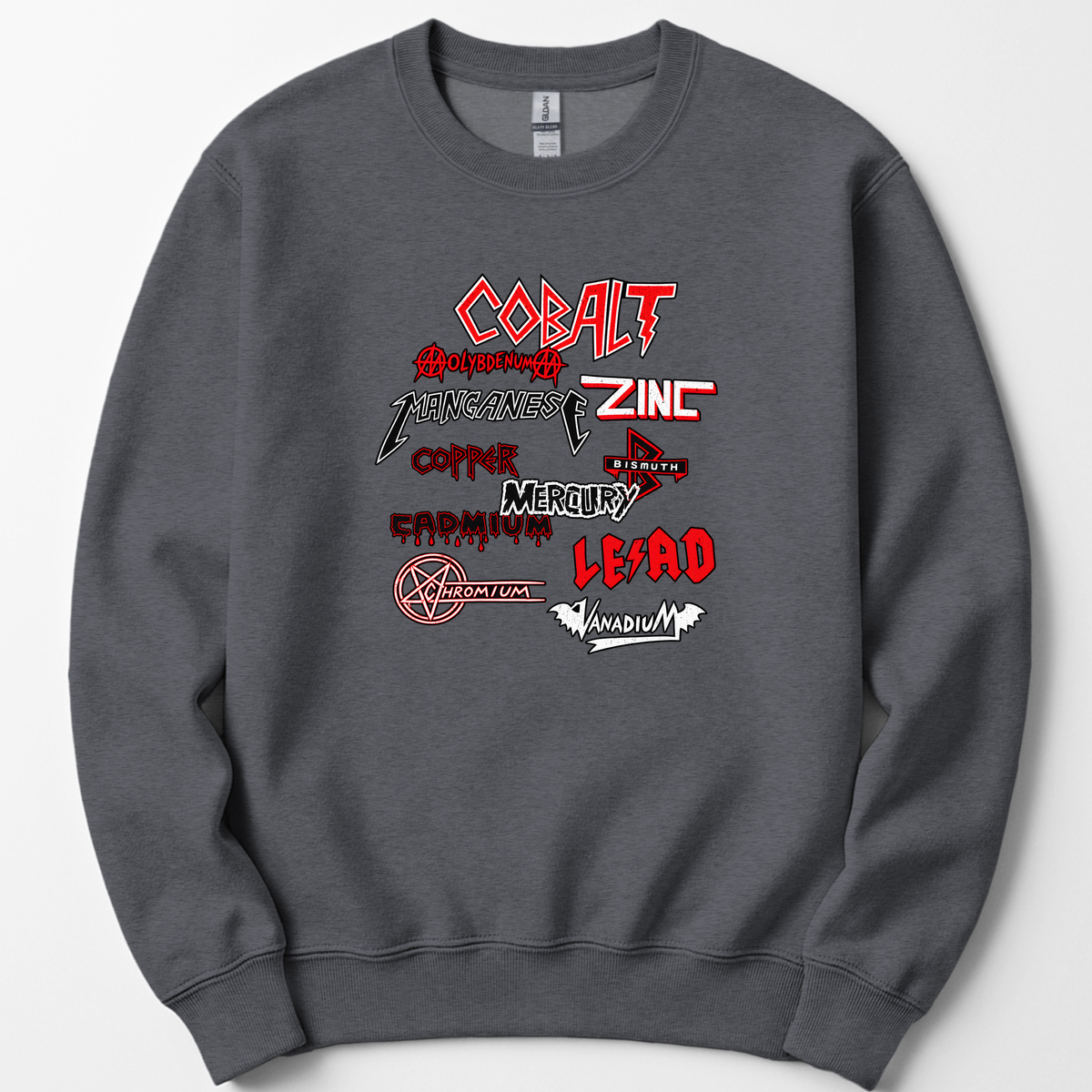 Heavy Metals sweatshirt — Dark Heather