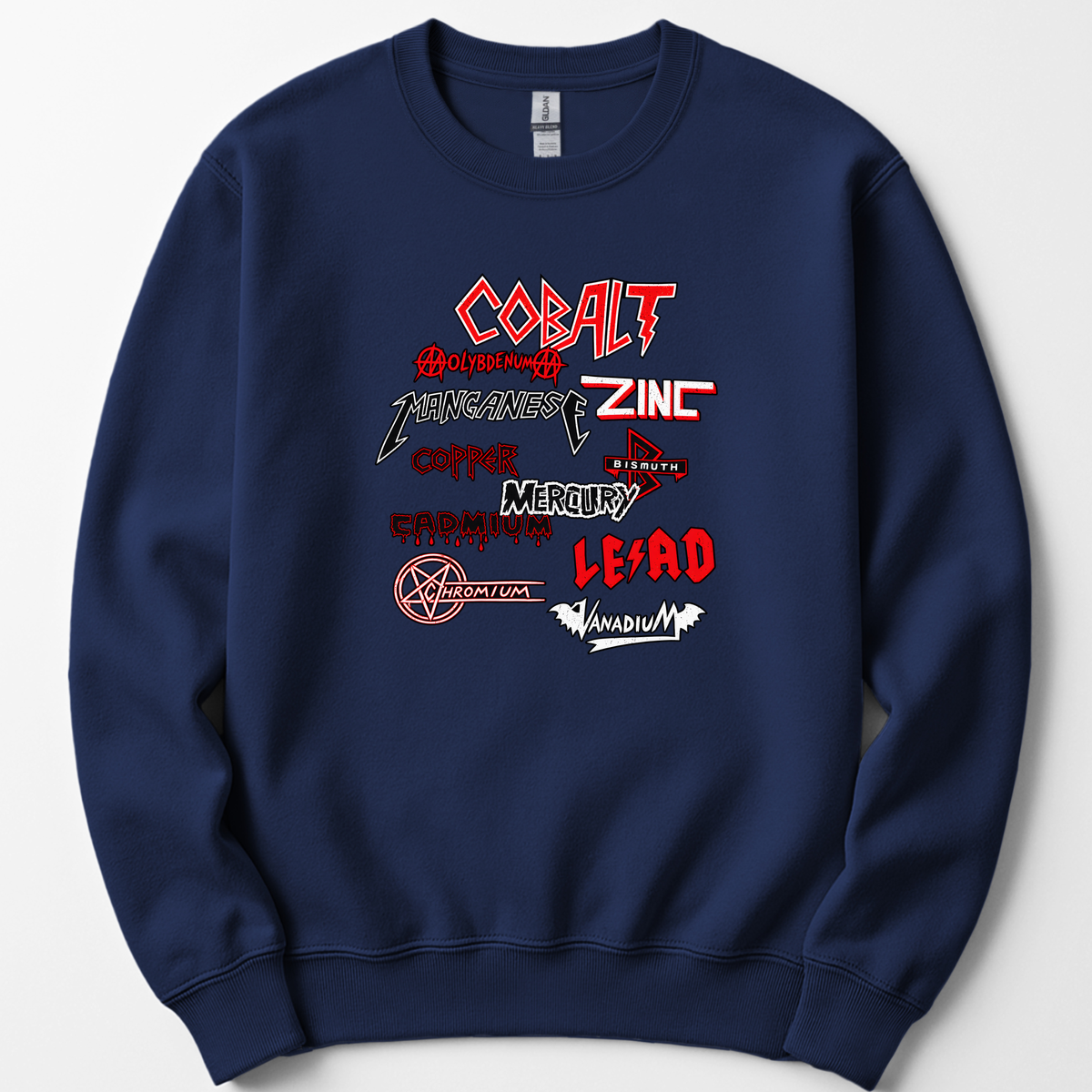 Heavy Metals sweatshirt — Navy