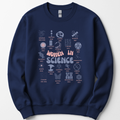 Historic Women Scientists sweatshirt — Navy