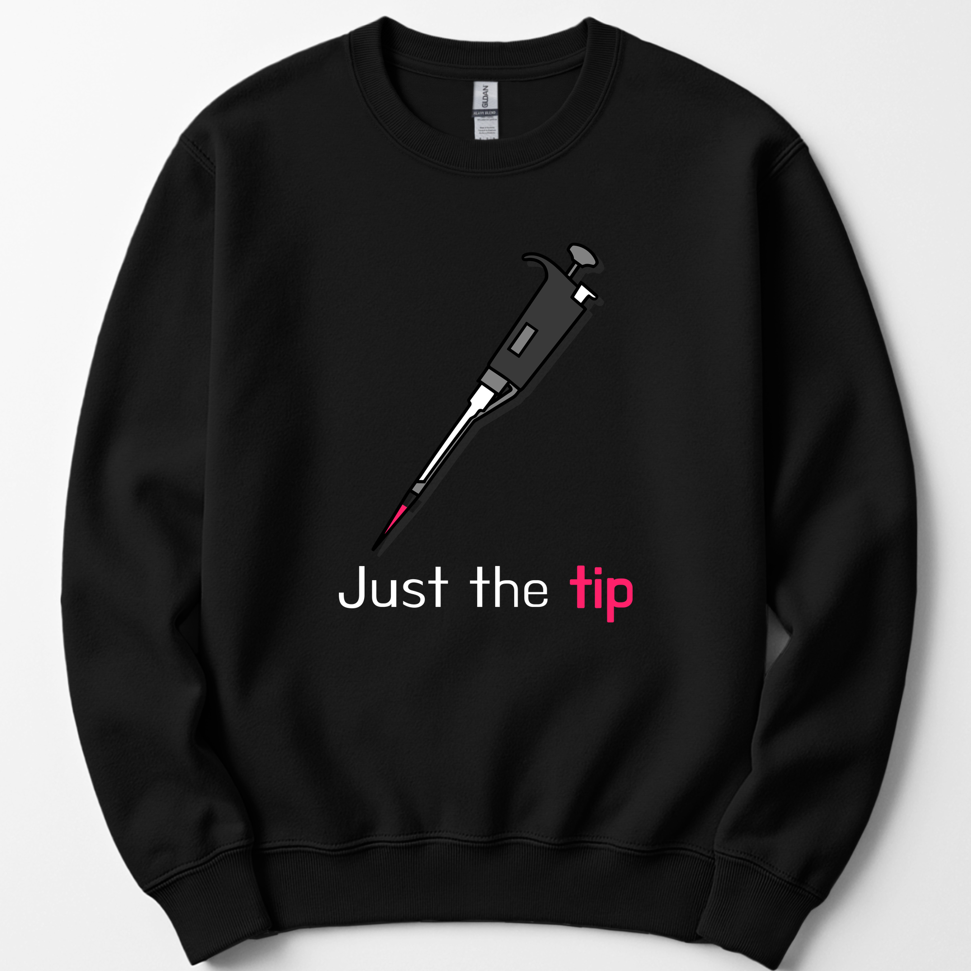 Just The Tip sweatshirt — Black