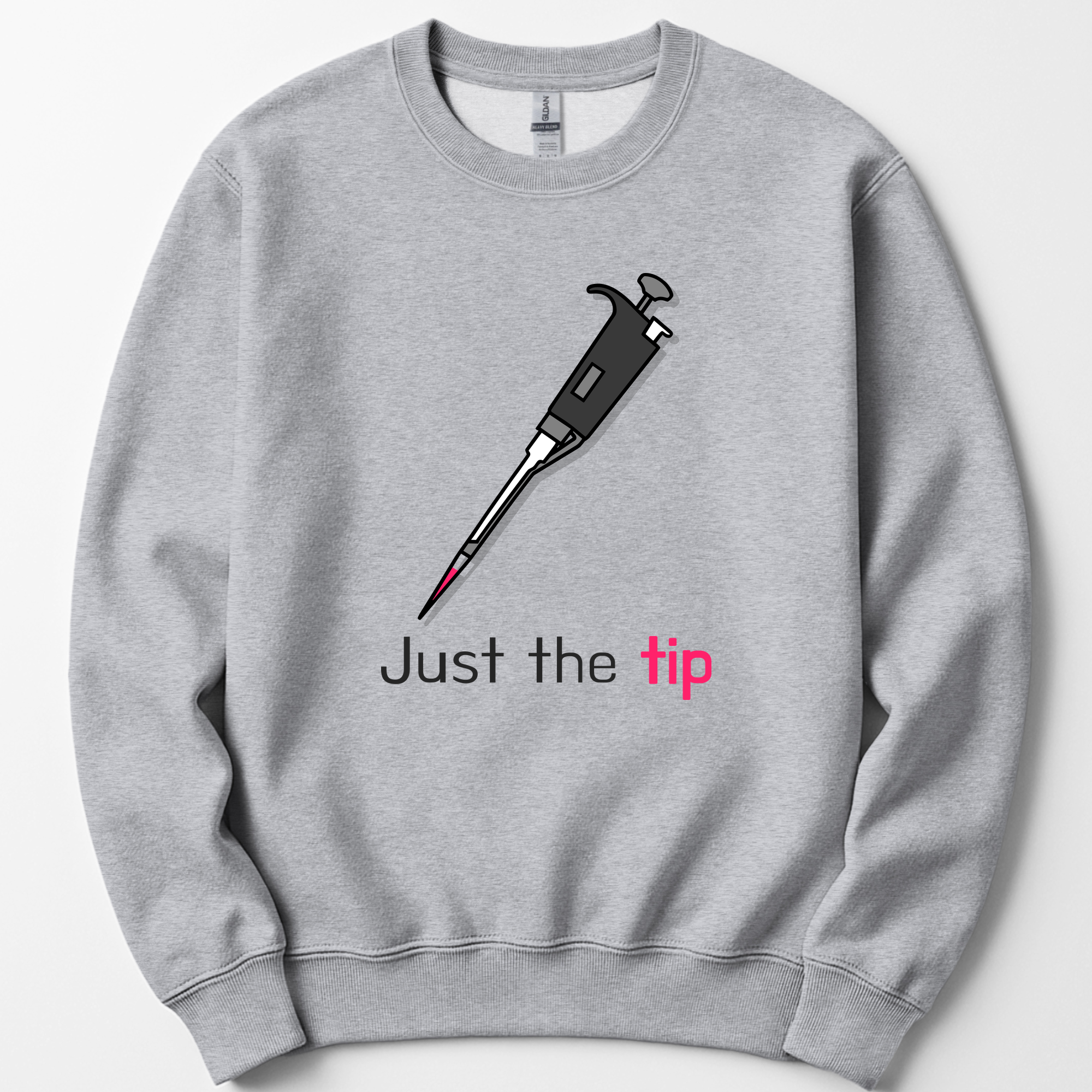 Just The Tip sweatshirt — Sport Grey