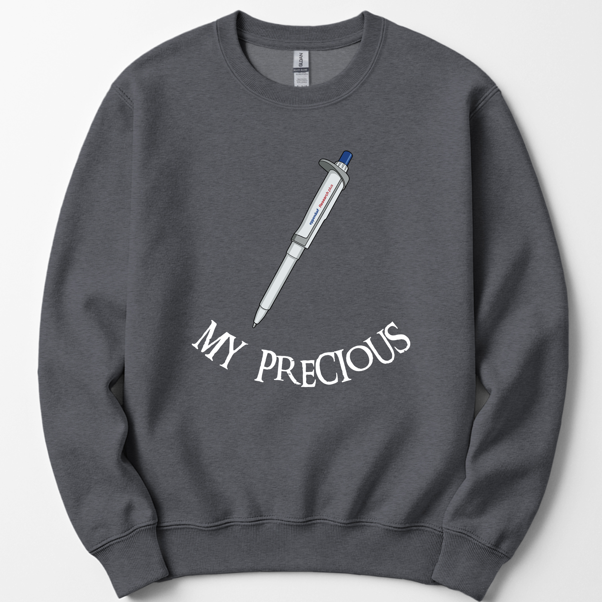 My Precious Lab Pen sweatshirt — Dark Heather