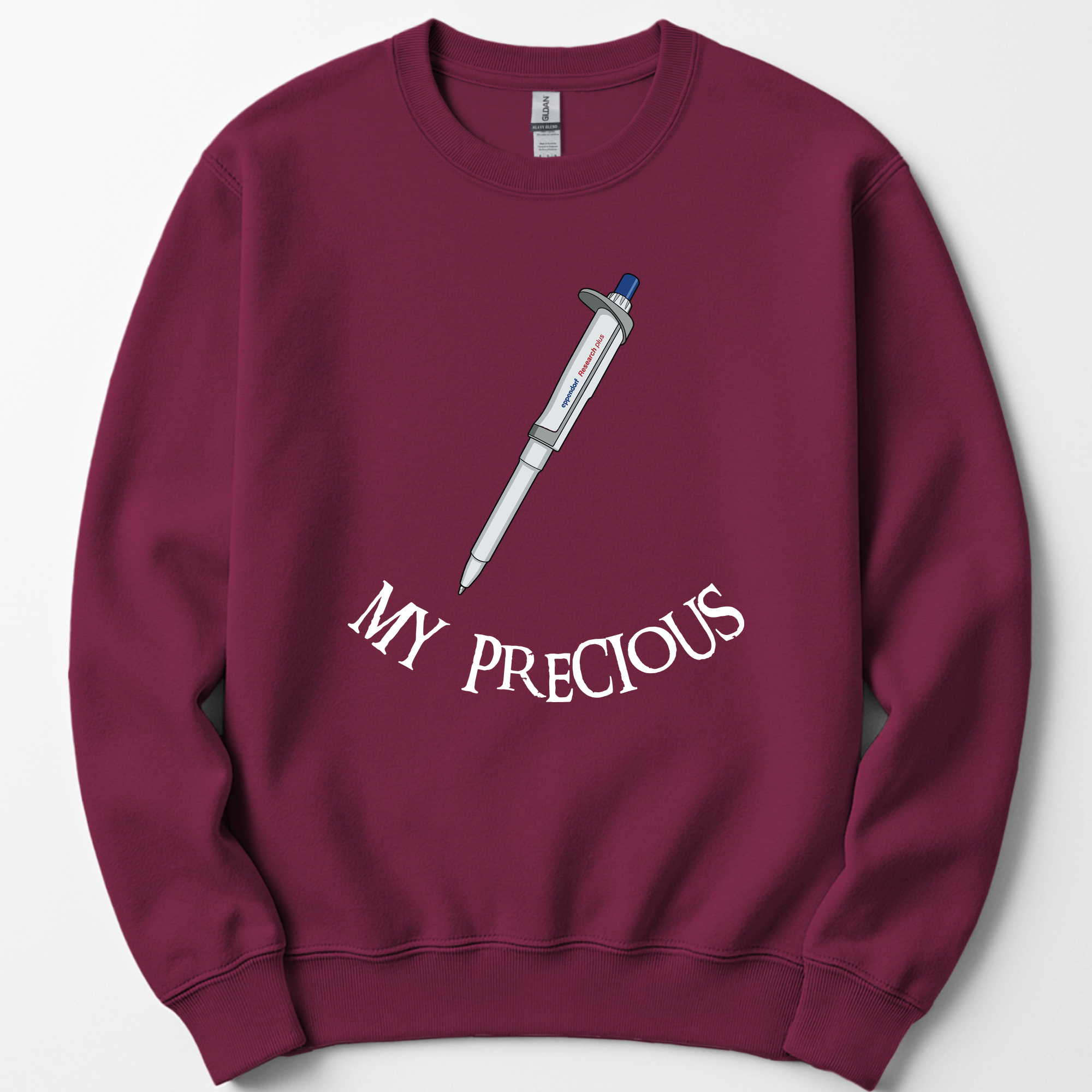 My Precious Lab Pen sweatshirt — Maroon