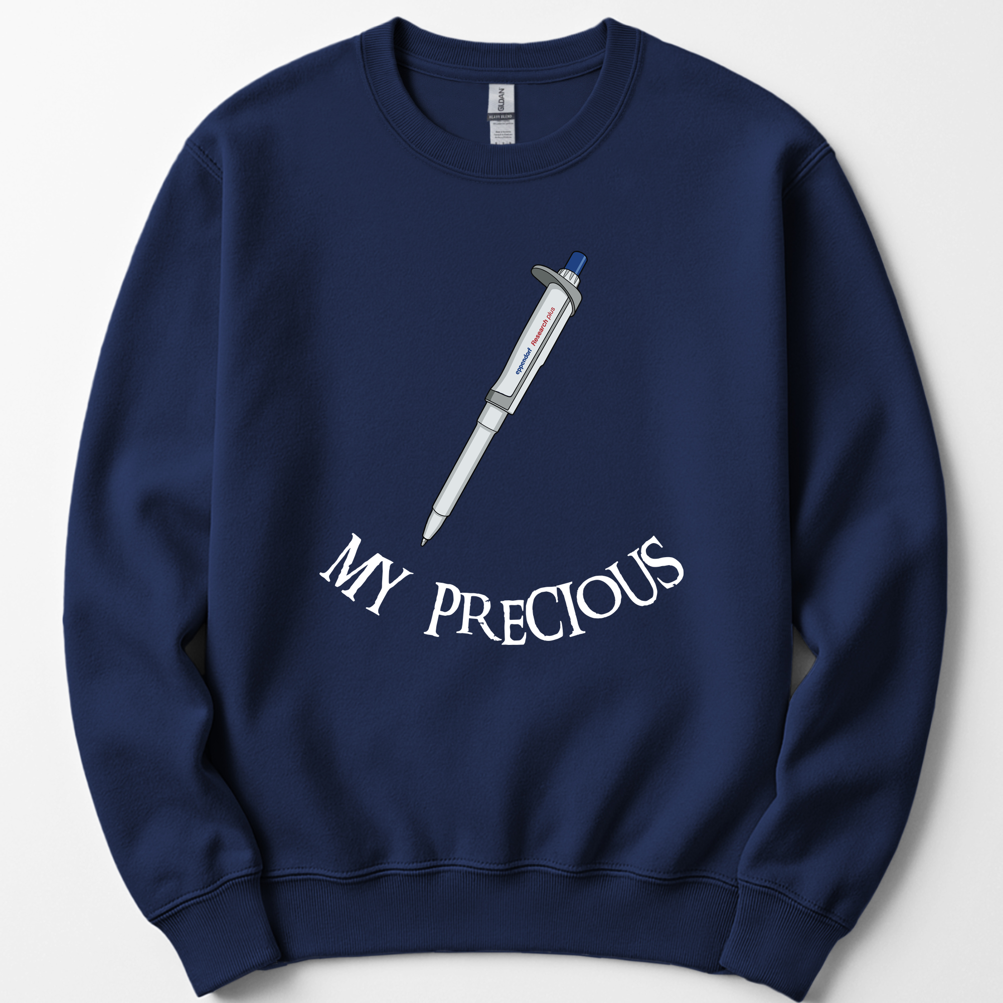 My Precious Lab Pen sweatshirt — Navy