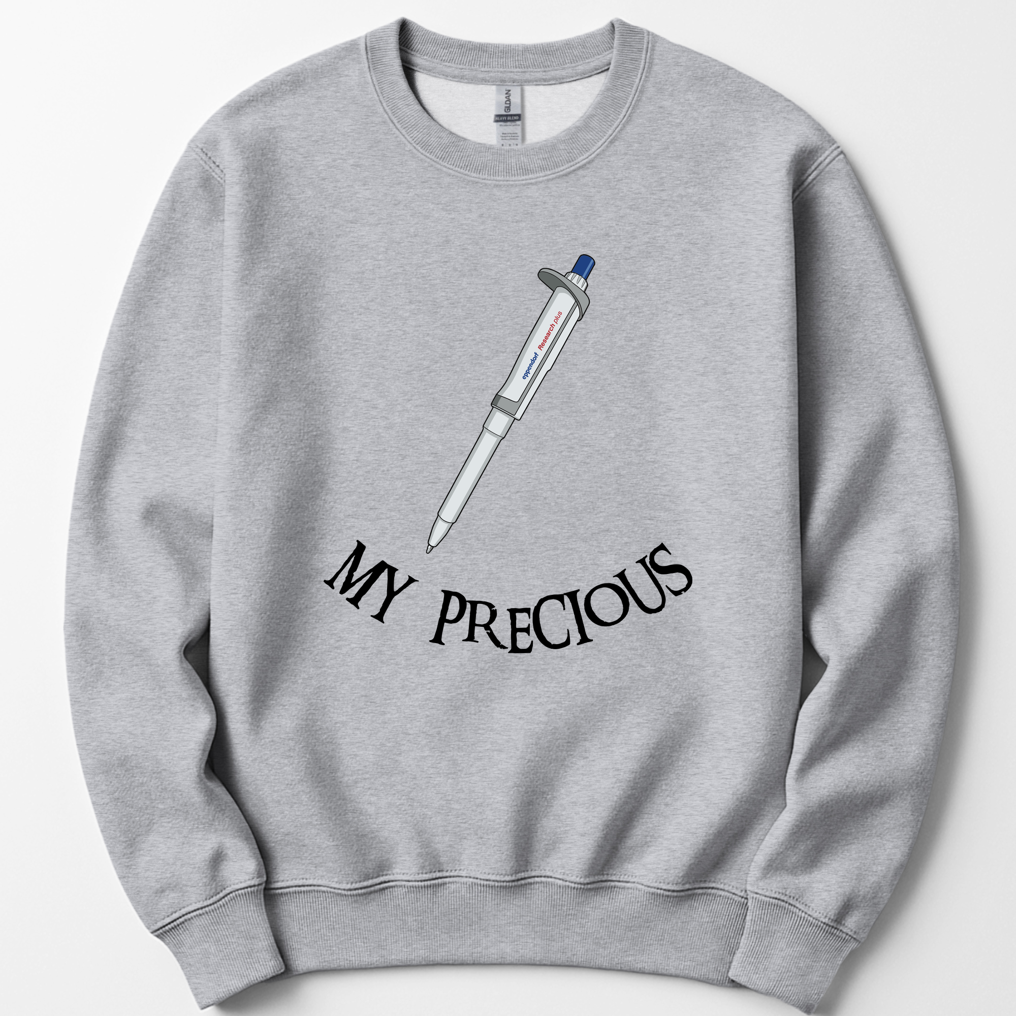 My Precious Lab Pen sweatshirt — Sport Grey