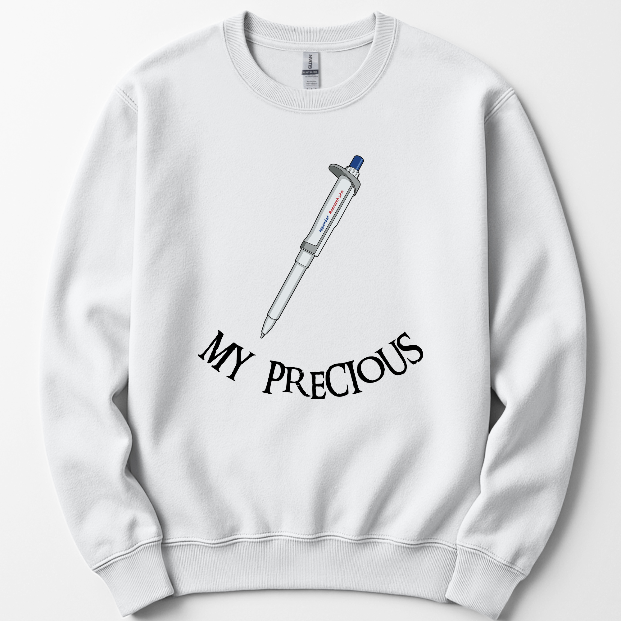 My Precious Lab Pen sweatshirt — White