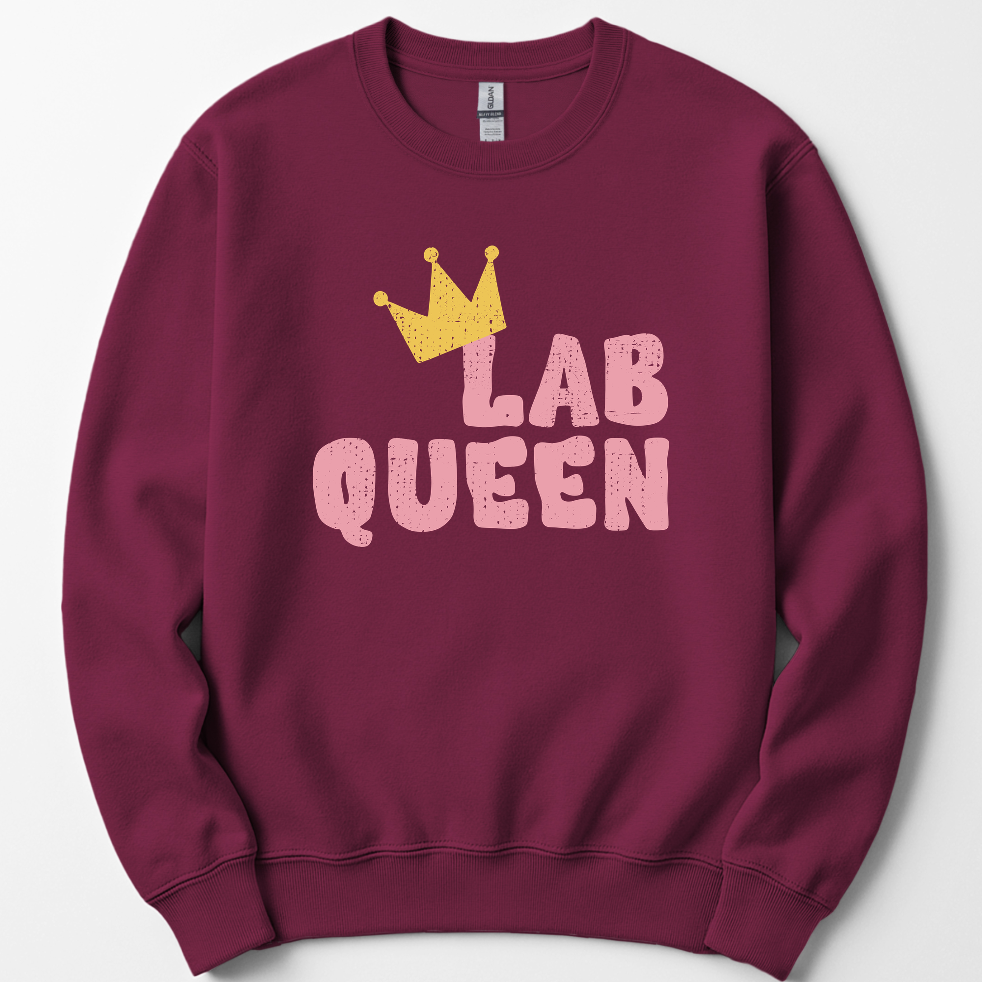 Lab Queen sweatshirt — Maroon