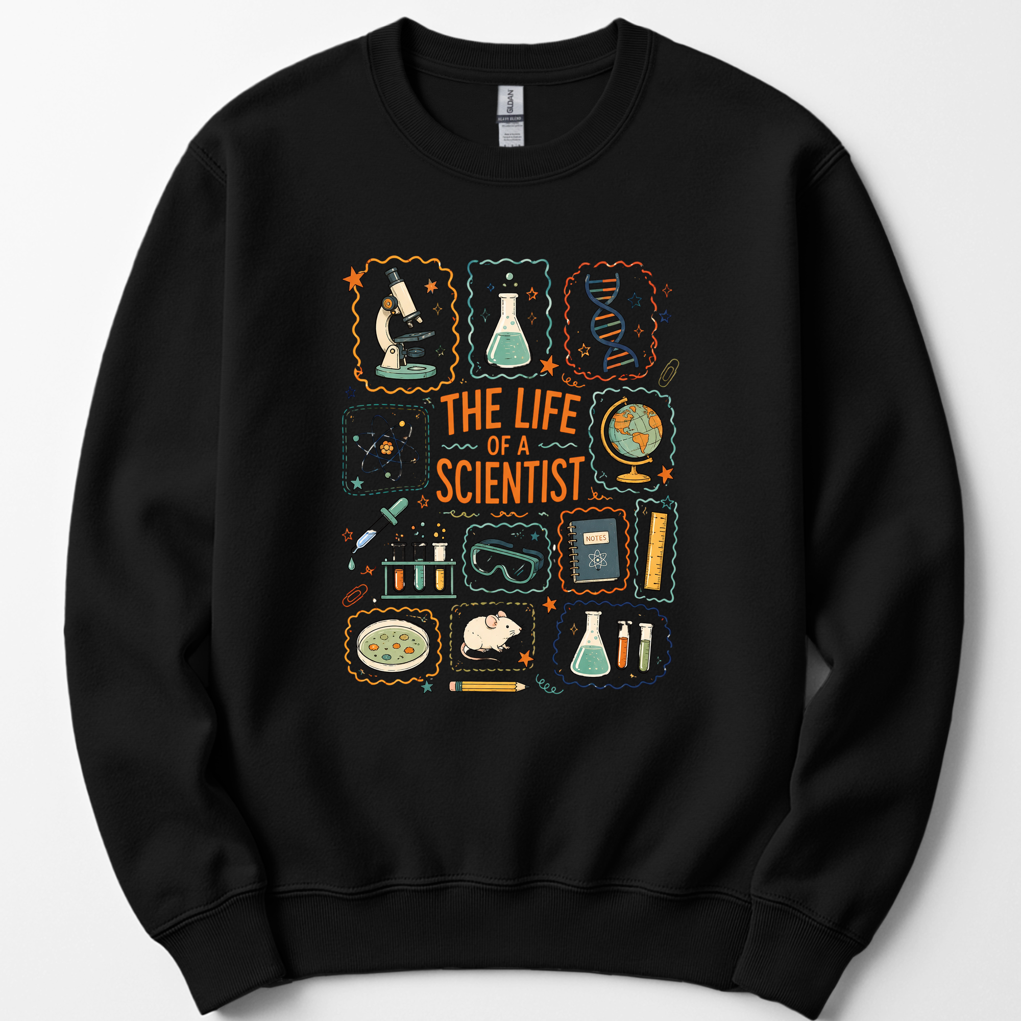 The Life Of A Scientist sweatshirt — Black