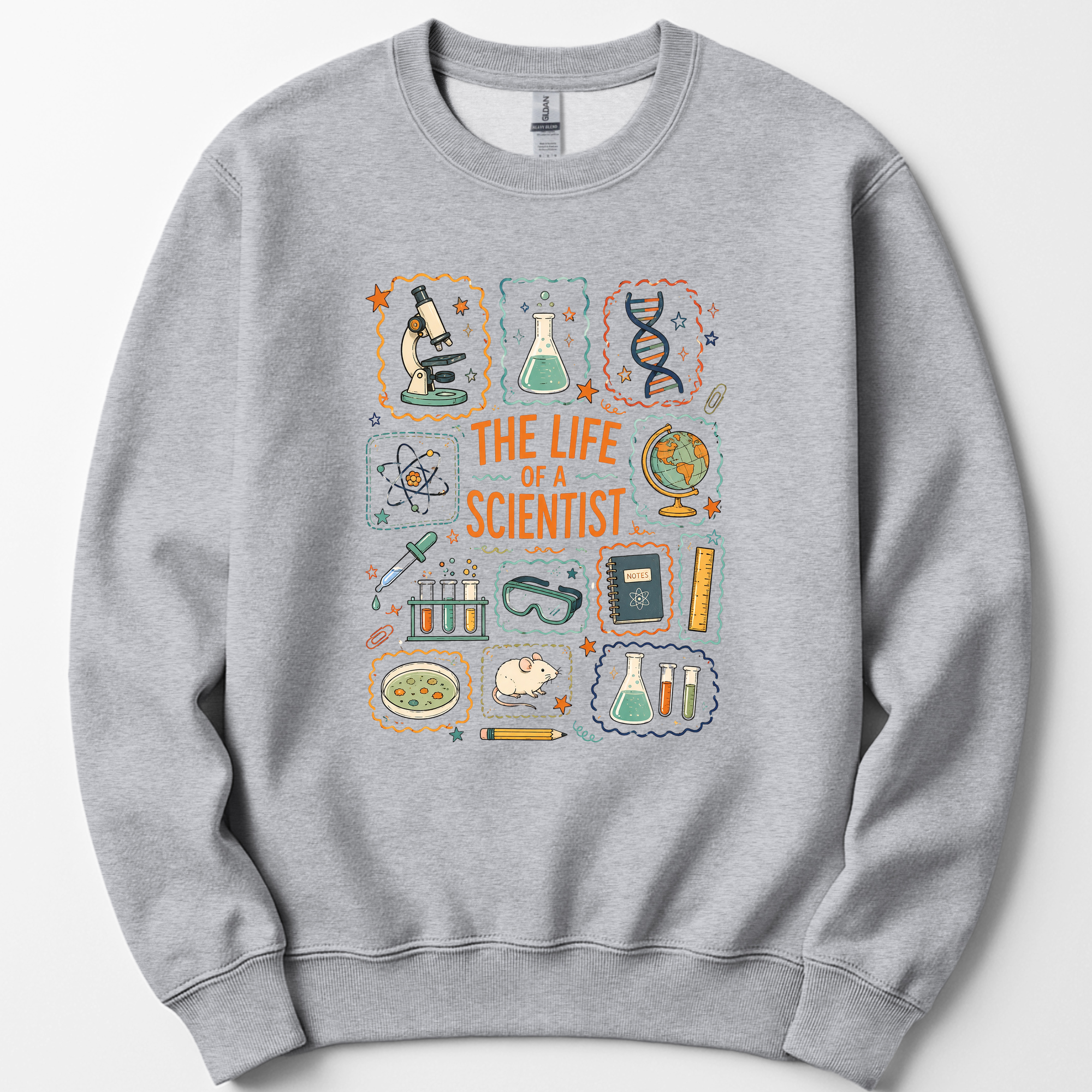 The Life Of A Scientist sweatshirt — Sport Grey