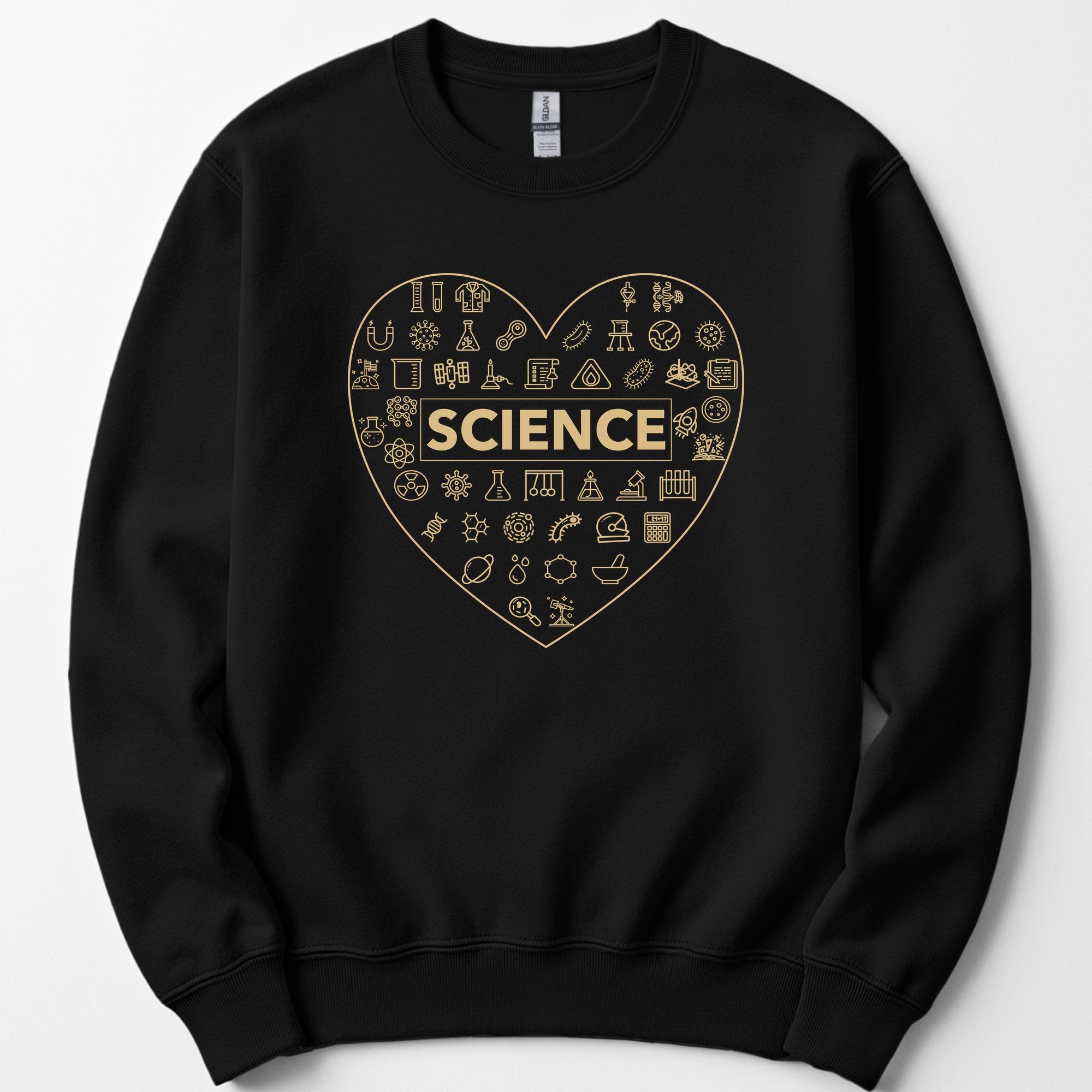 Love of Science sweatshirt — Black