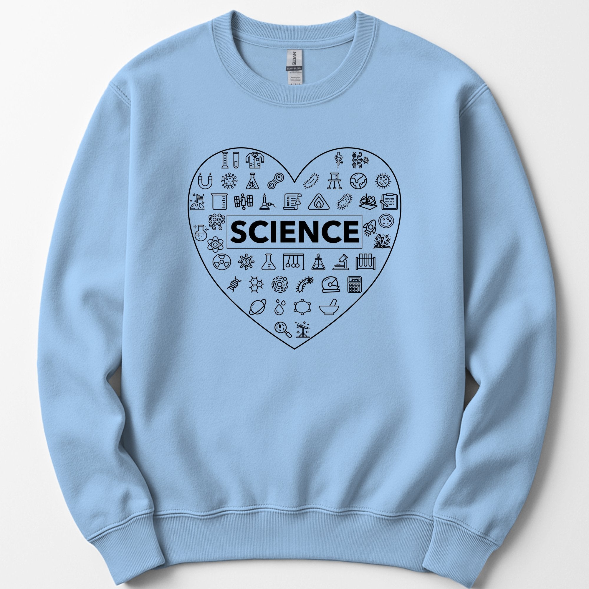 Love of Science sweatshirt — Light Blue