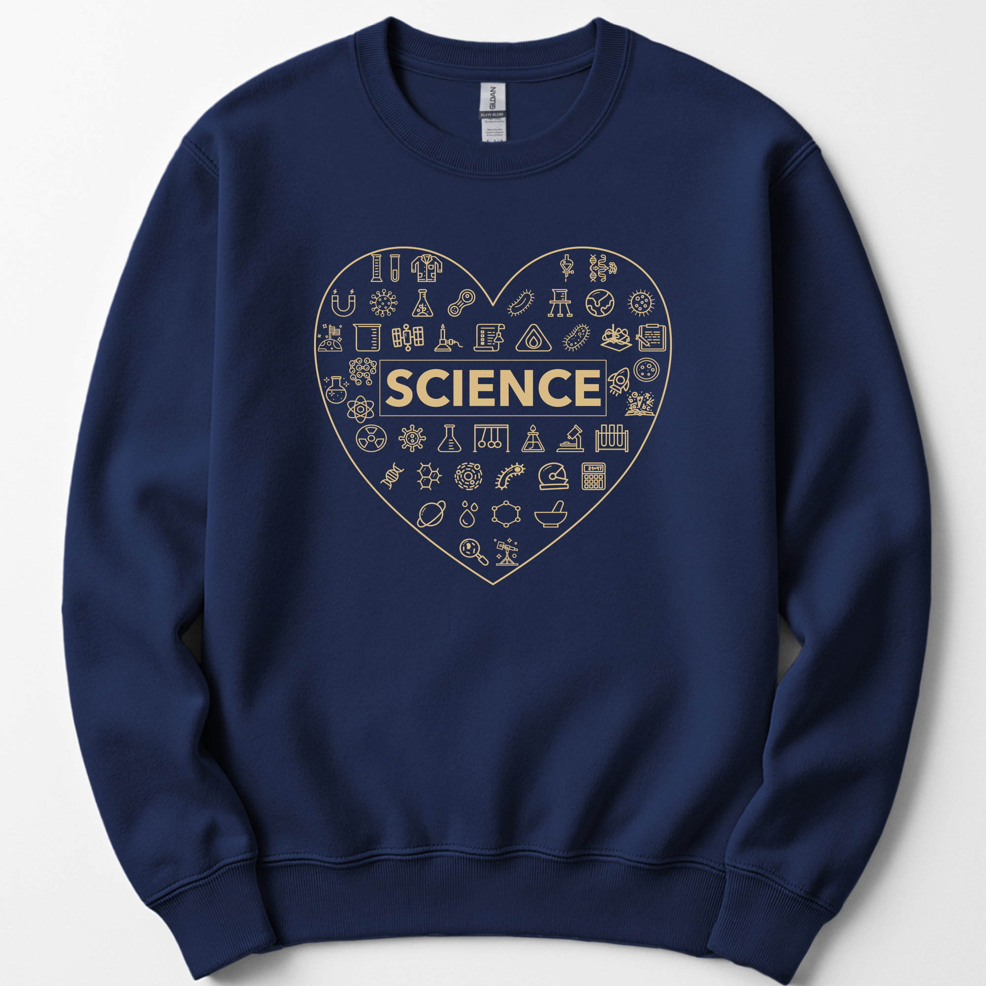 Love of Science sweatshirt — Navy
