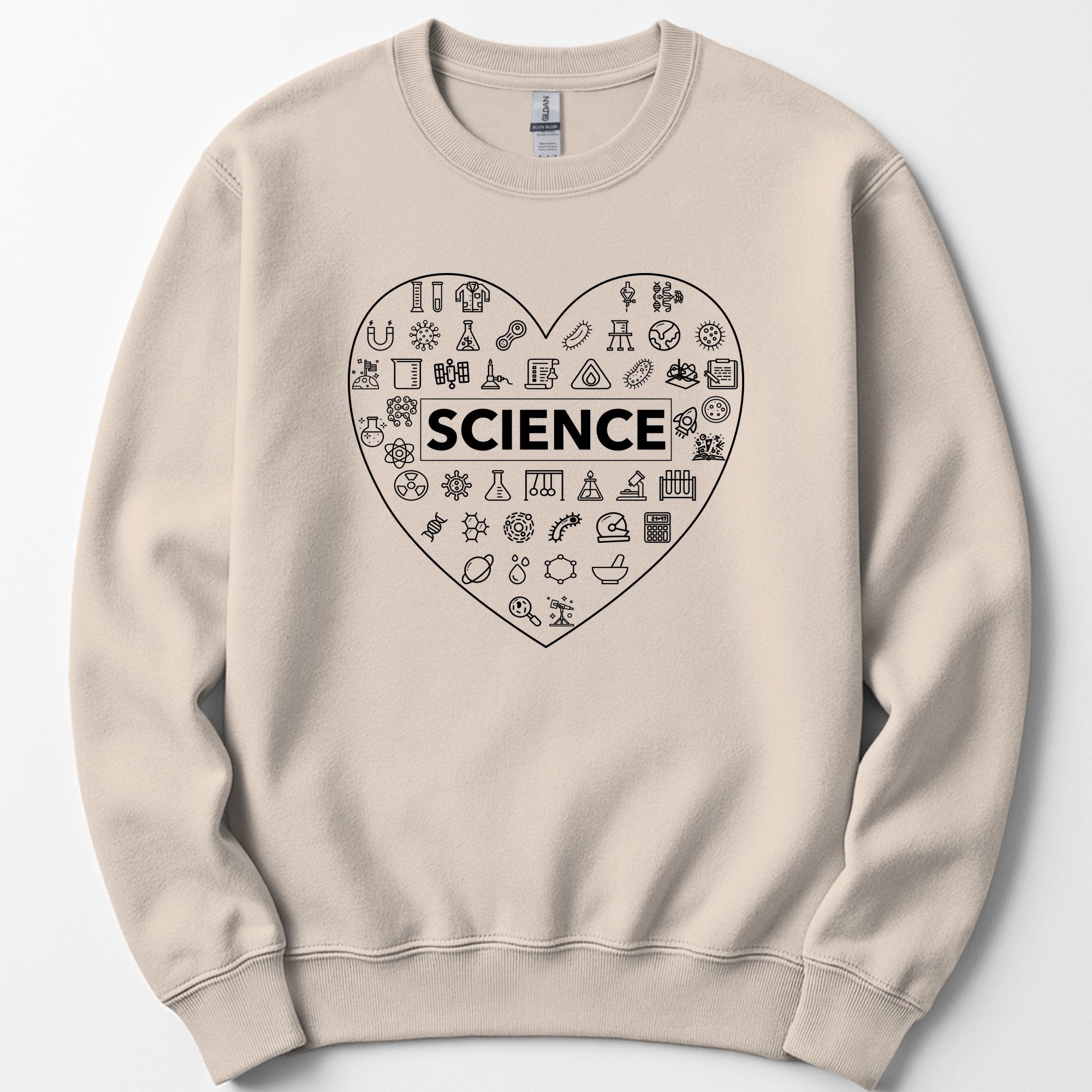 Love of Science sweatshirt — Sand