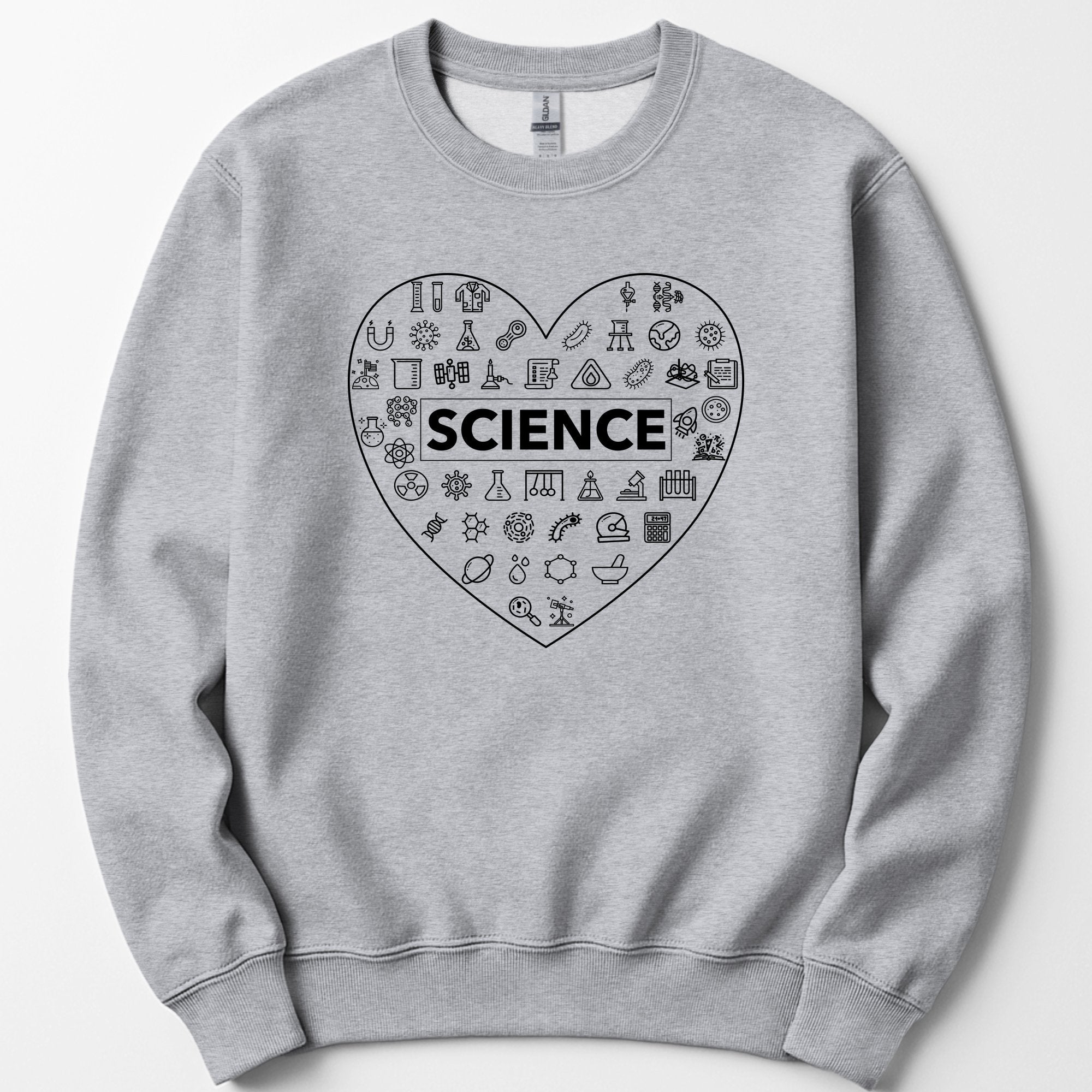 Love of Science sweatshirt — Sport Grey