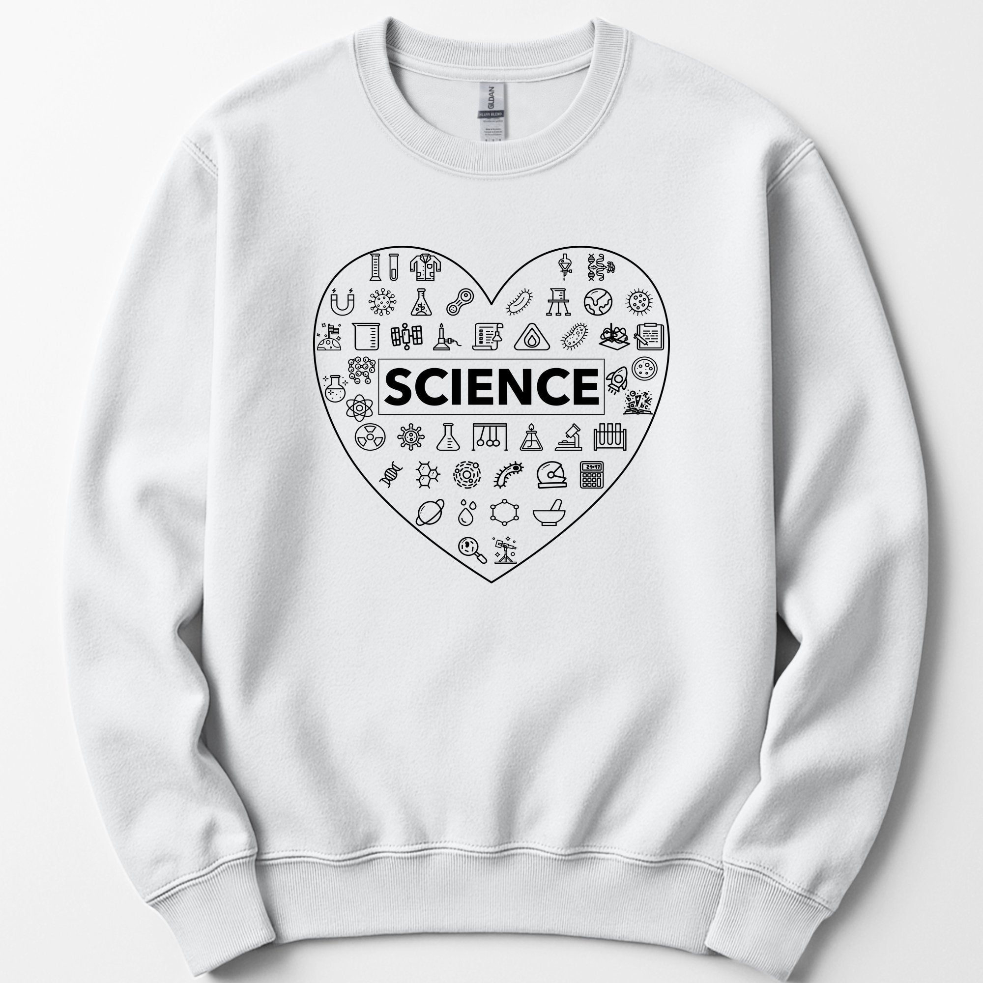 Love of Science sweatshirt — White