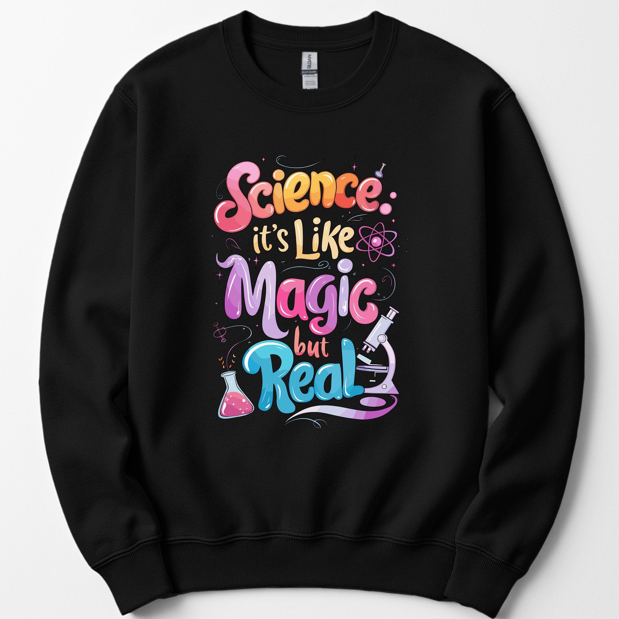 Magic of Science sweatshirt — Black