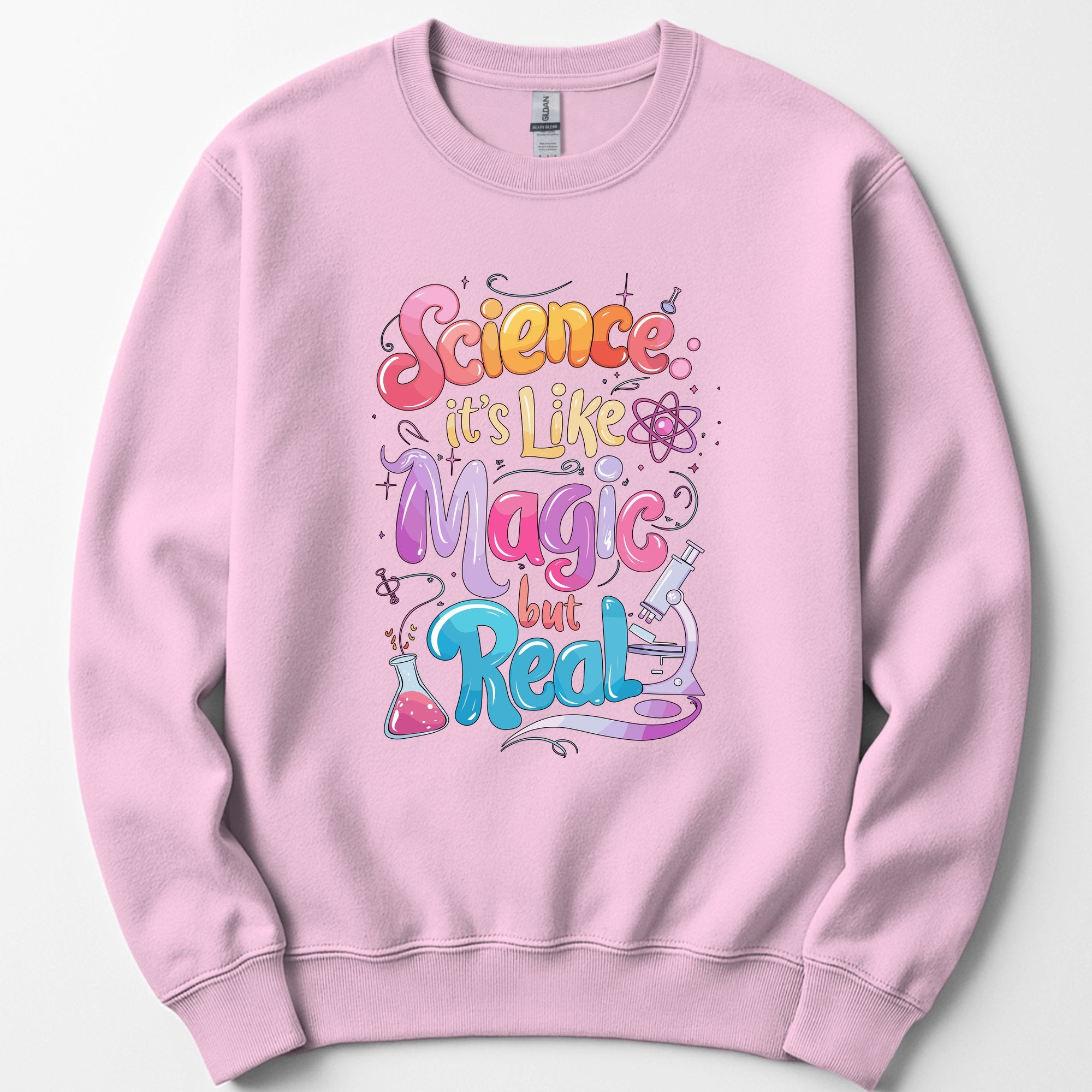 Magic of Science sweatshirt — Light Pink