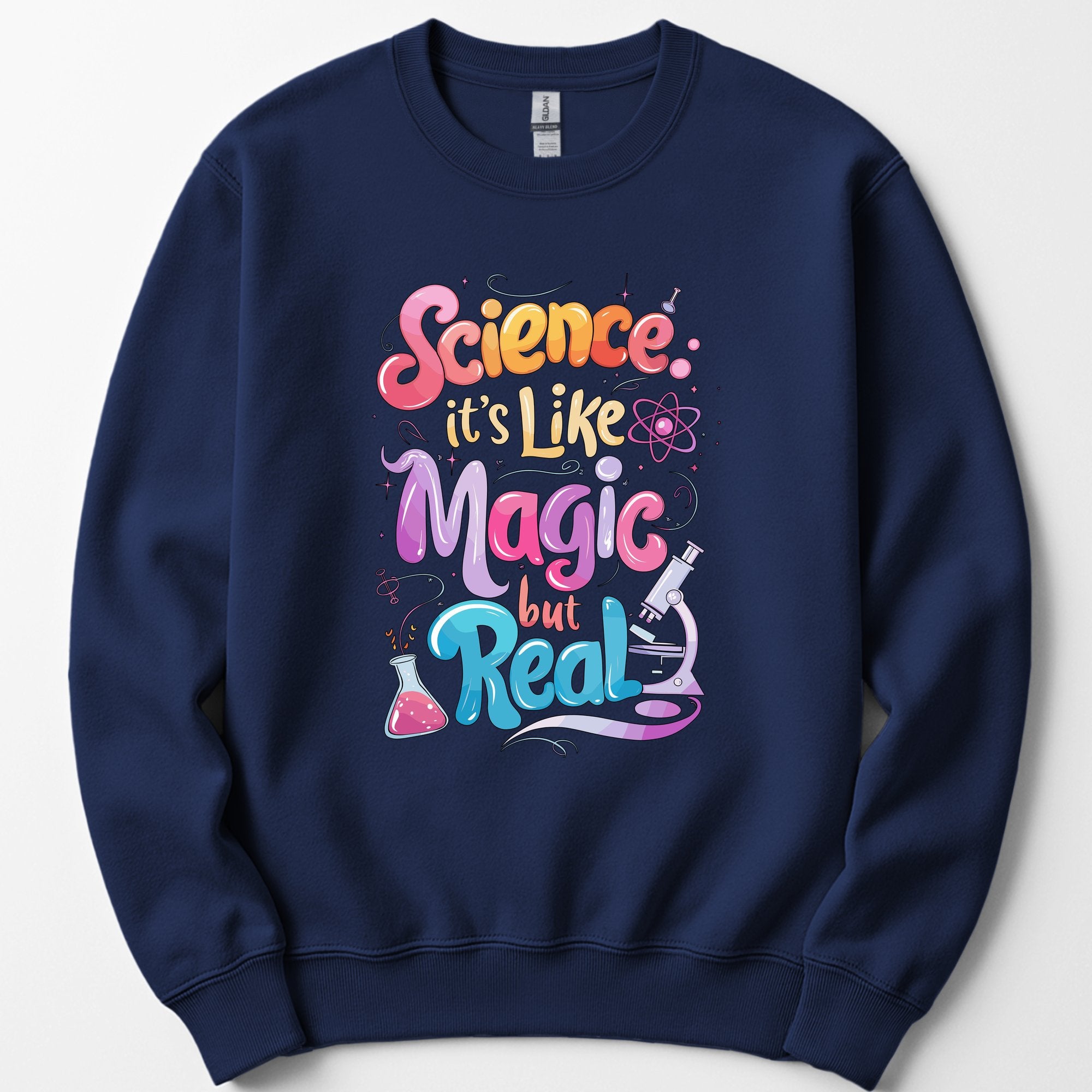 Magic of Science sweatshirt — Navy