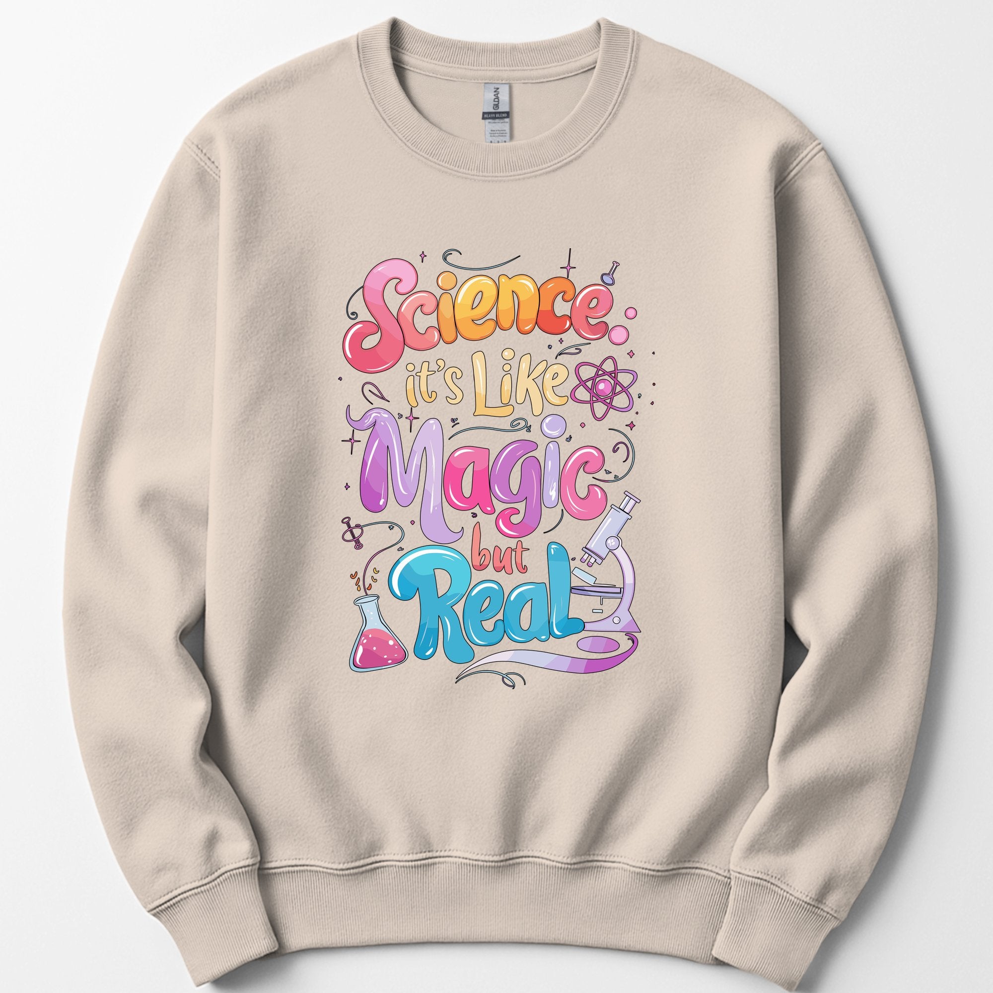 Magic of Science sweatshirt — Sand