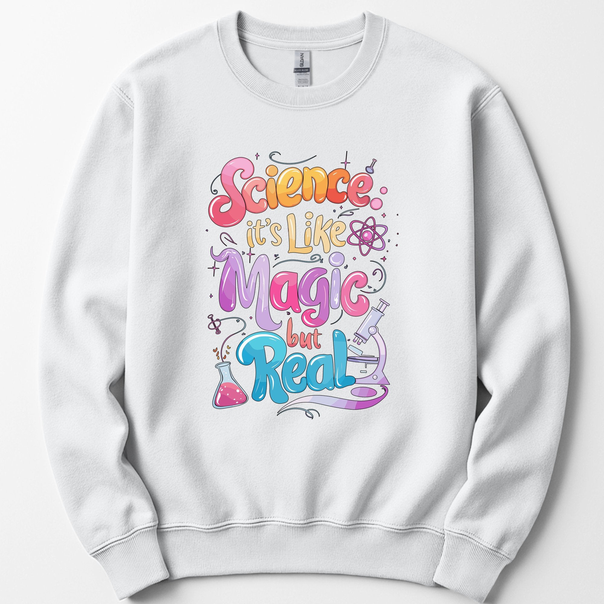 Magic of Science sweatshirt — White
