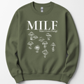 Man I Love Fungi sweatshirt — Military Green
