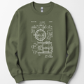 Mass Spec Patent sweatshirt — Military Green