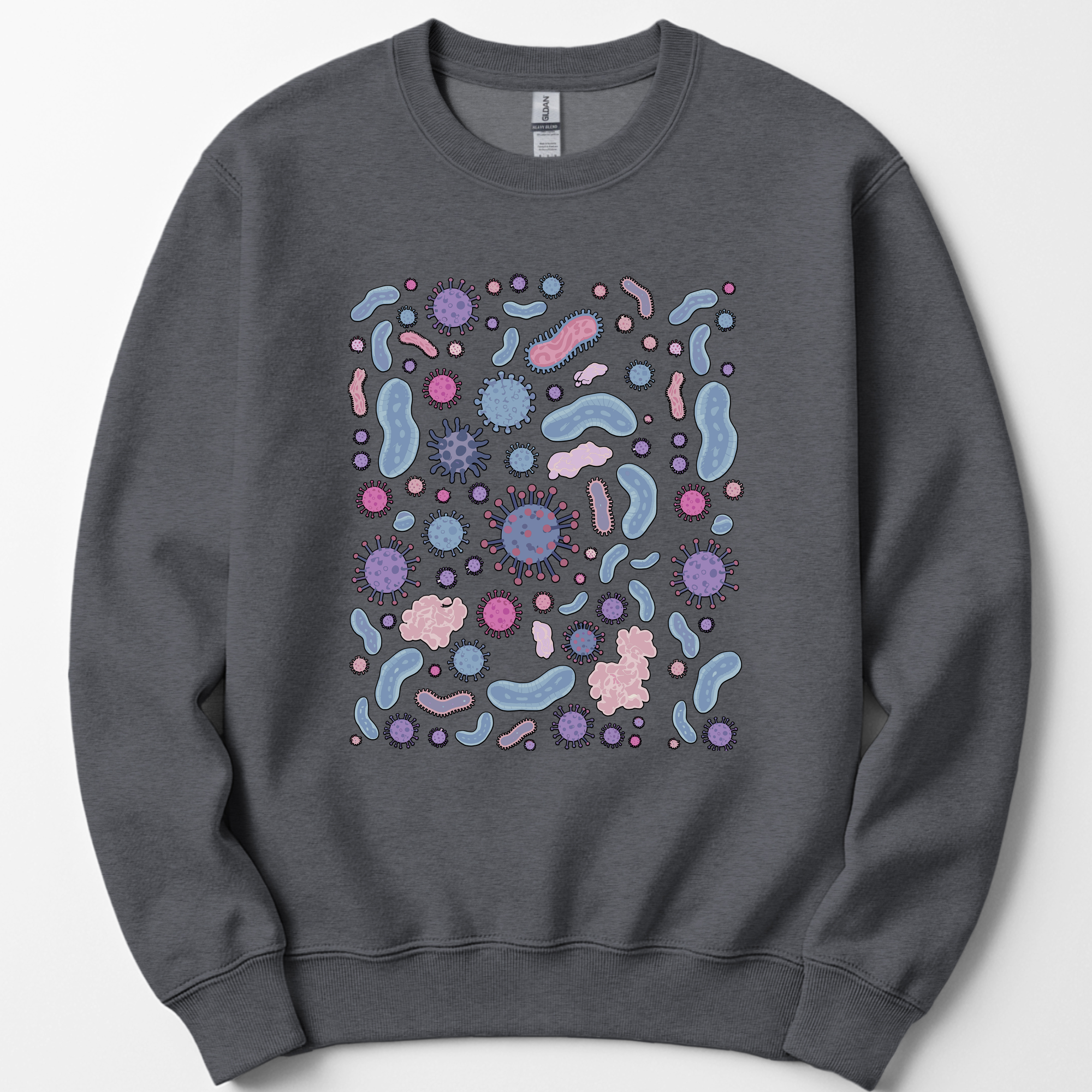 Microbiology sweatshirt — Dark Heather