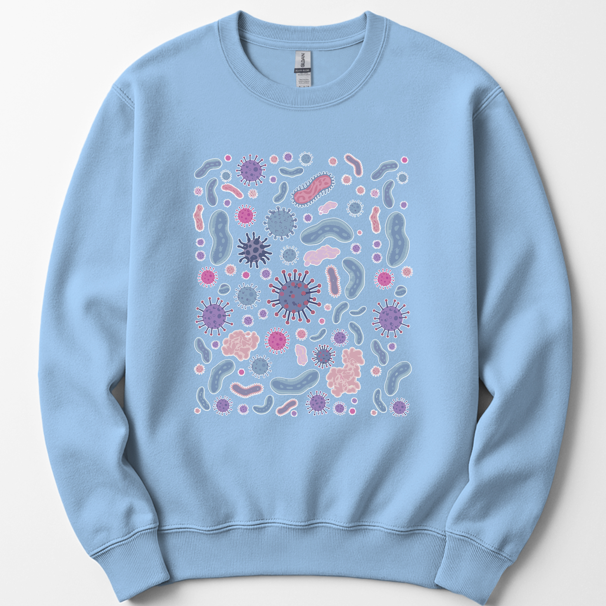 Microbiology sweatshirt — Light Blue