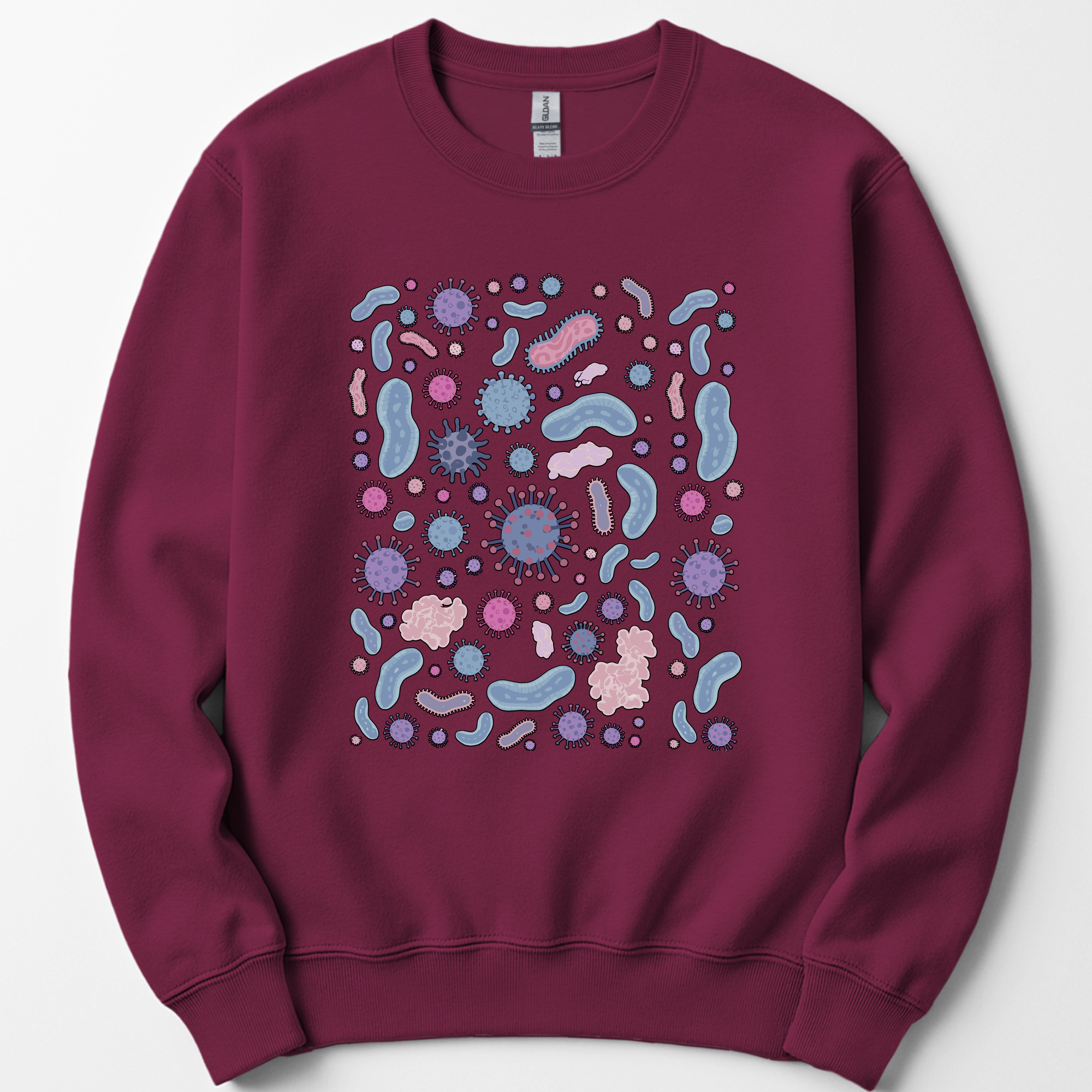 Microbiology sweatshirt — Maroon